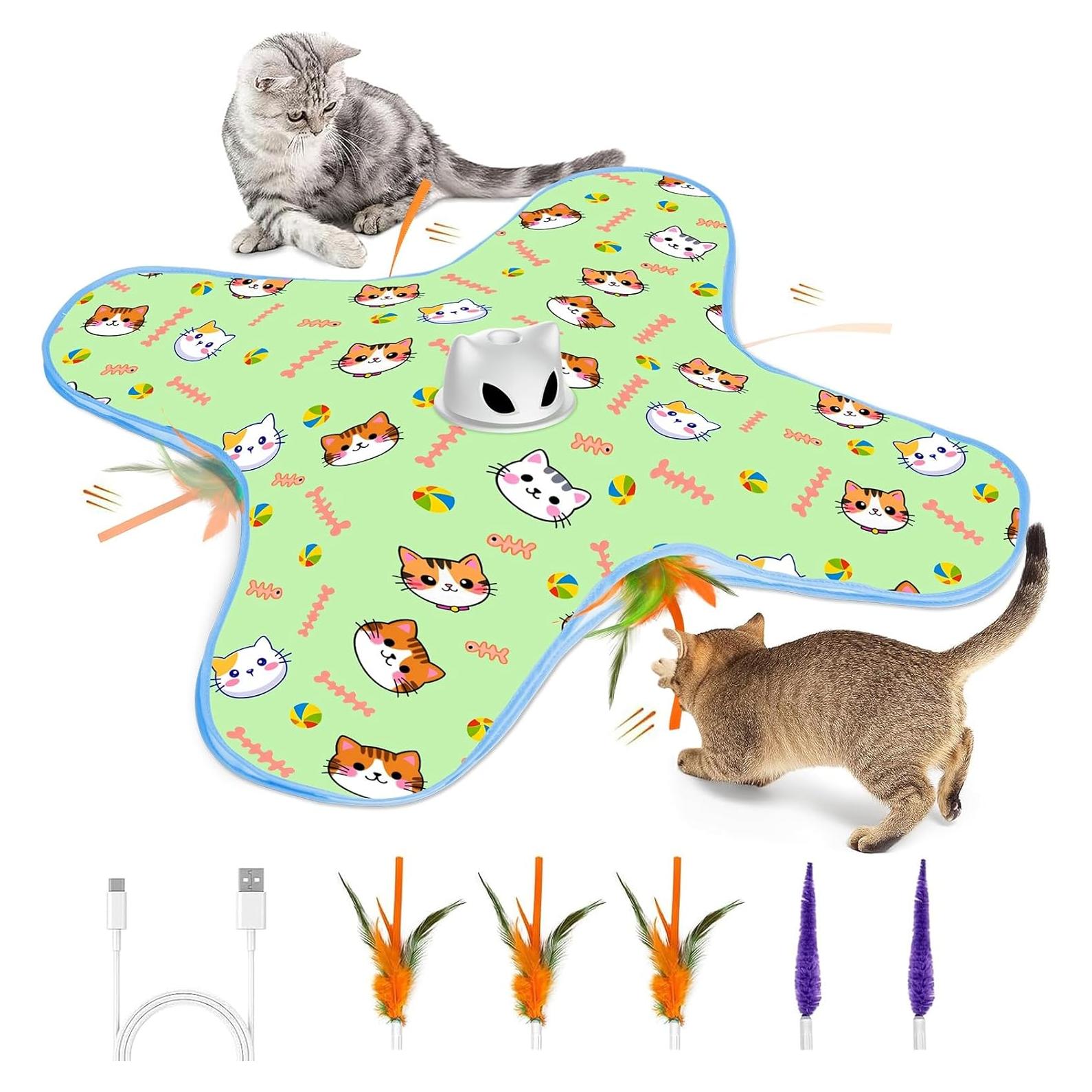 Juguete Interactivo para Gatos Chtoocy OK013 Recargable USB