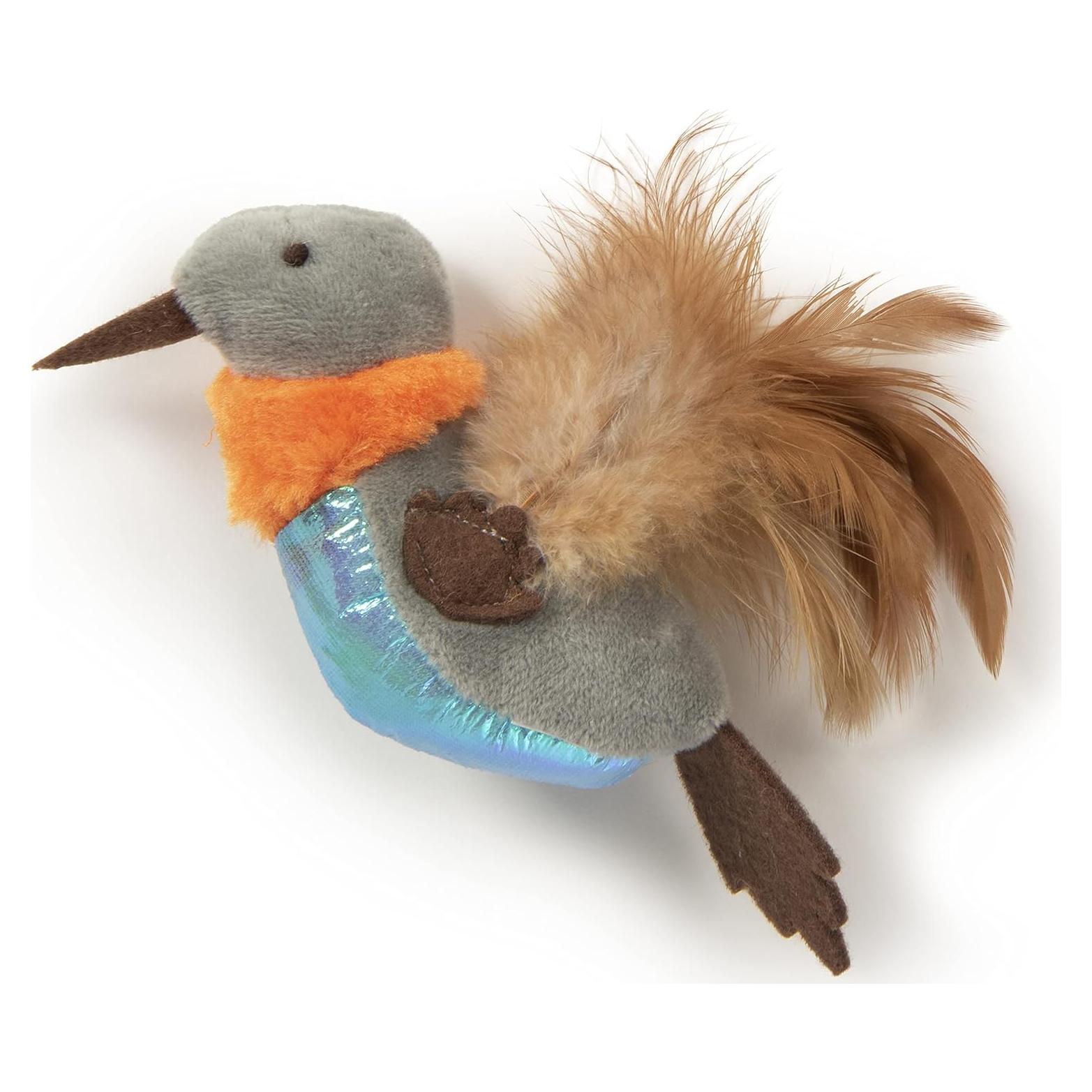 Juguete Electrónico para Gatos Petlinks Flutter Singer - Gris/Azul