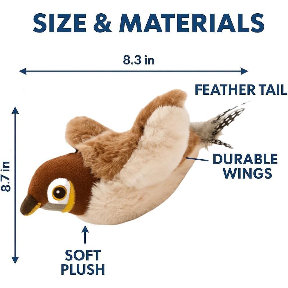 Juguete Interactivo para Gatos Paws Power Gorrión Recargable