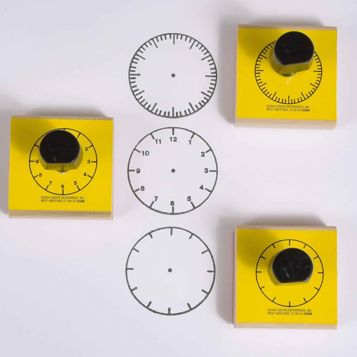 Set de 3 Sellos de Reloj Analógico Learning Advantage - DIY
