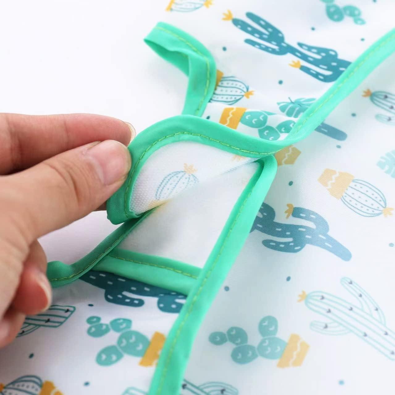 Baberos de Manga Larga PandaEar para Bebés 6-24 Meses