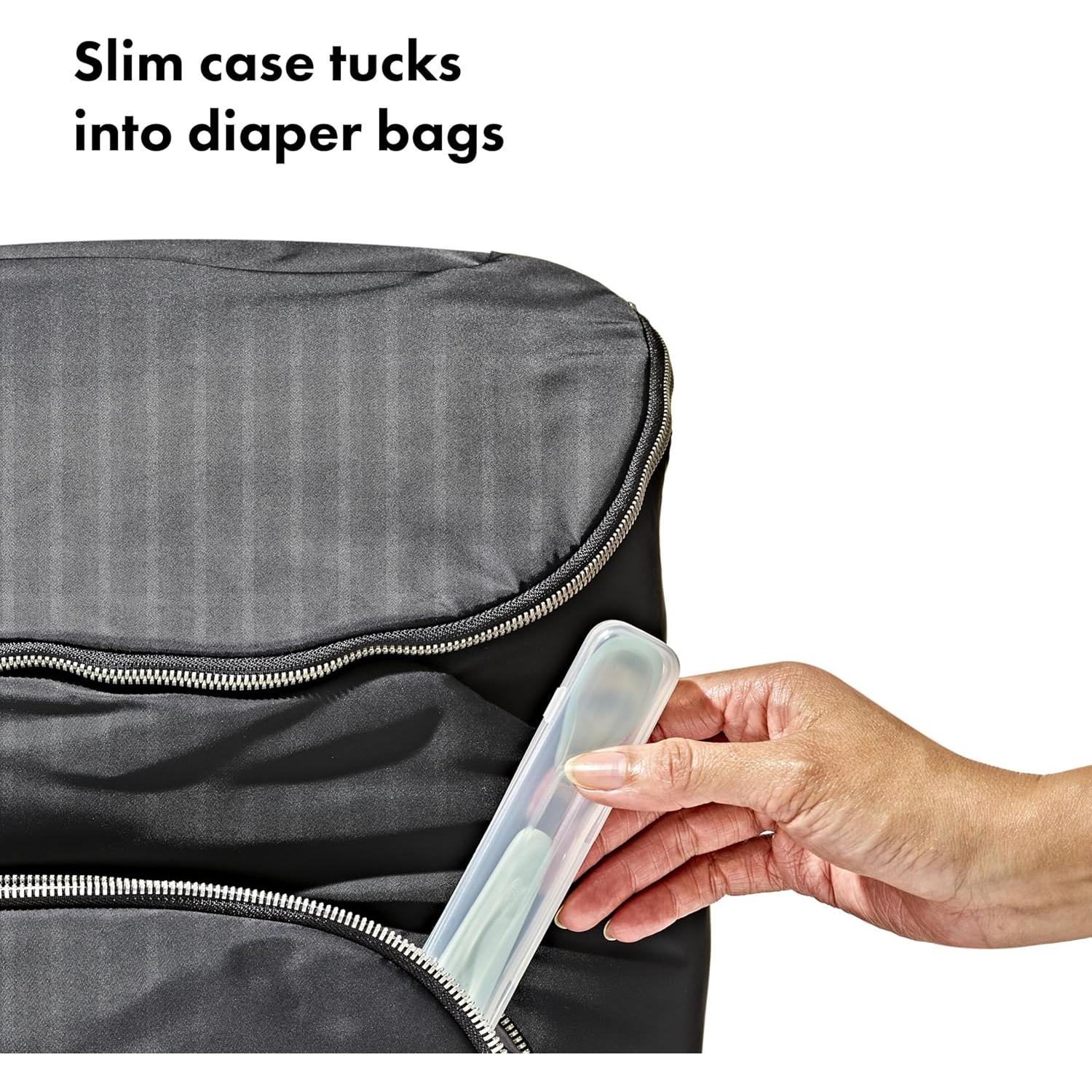 Cuchara de Alimentación OXO Tot On-The-Go - Silicona Opal