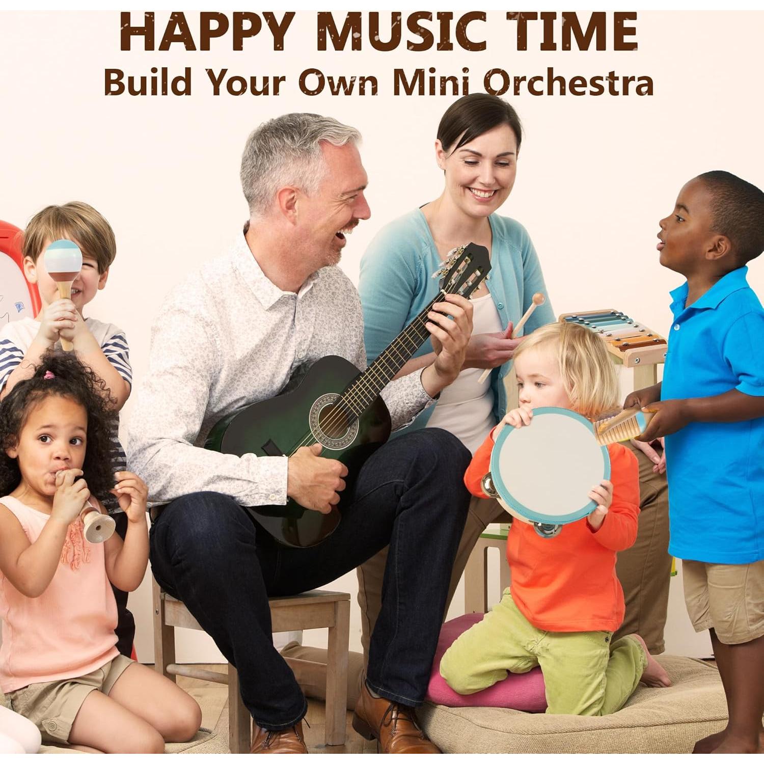 Set de Instrumentos Musicales Montessori ShenZhen 8 en 1 para Bebés