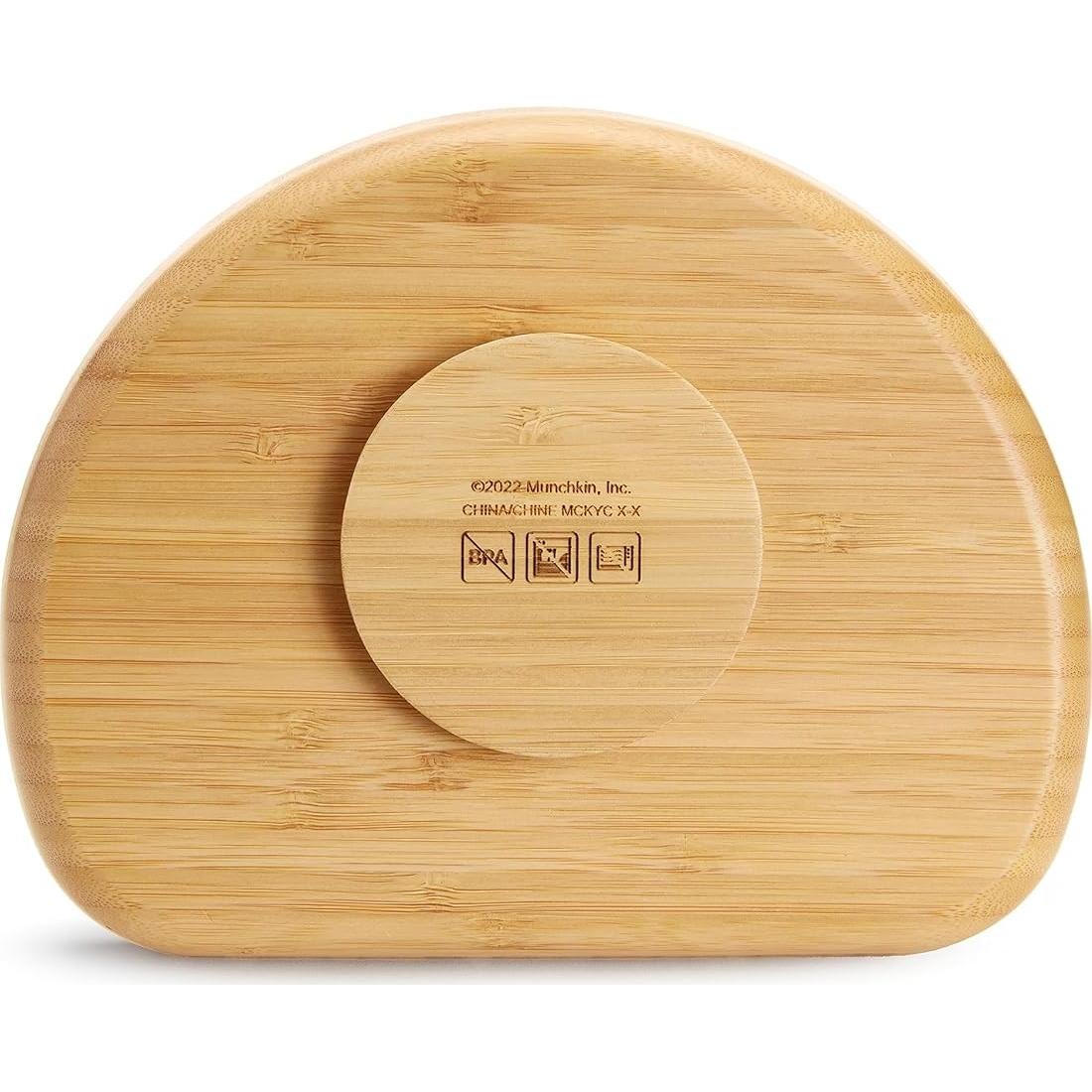 Plato Dividido de Succión Munchkin de Bambú Ecológico 22.86 cm
