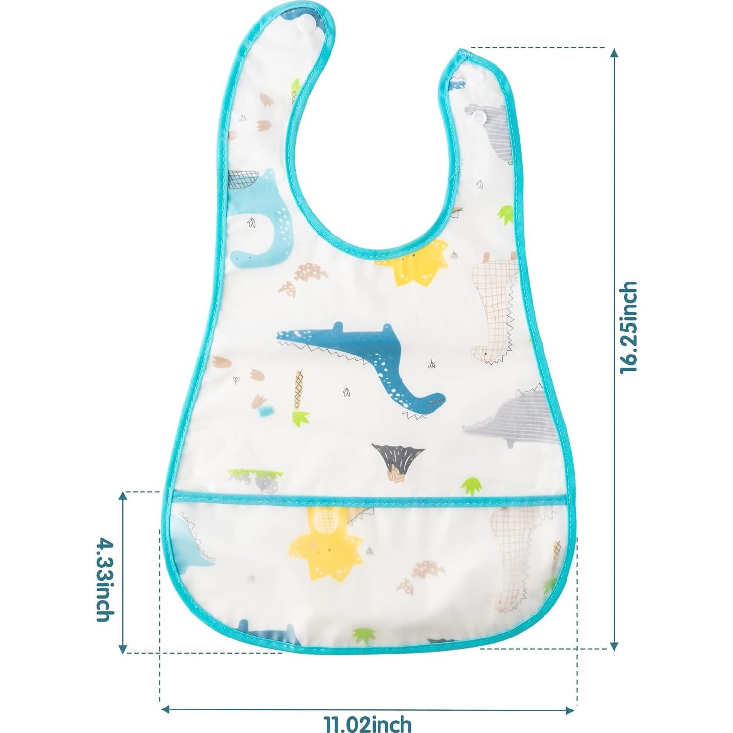 Set de 5 Baberos Impermeables R HORSE para Bebés 6-24 Meses