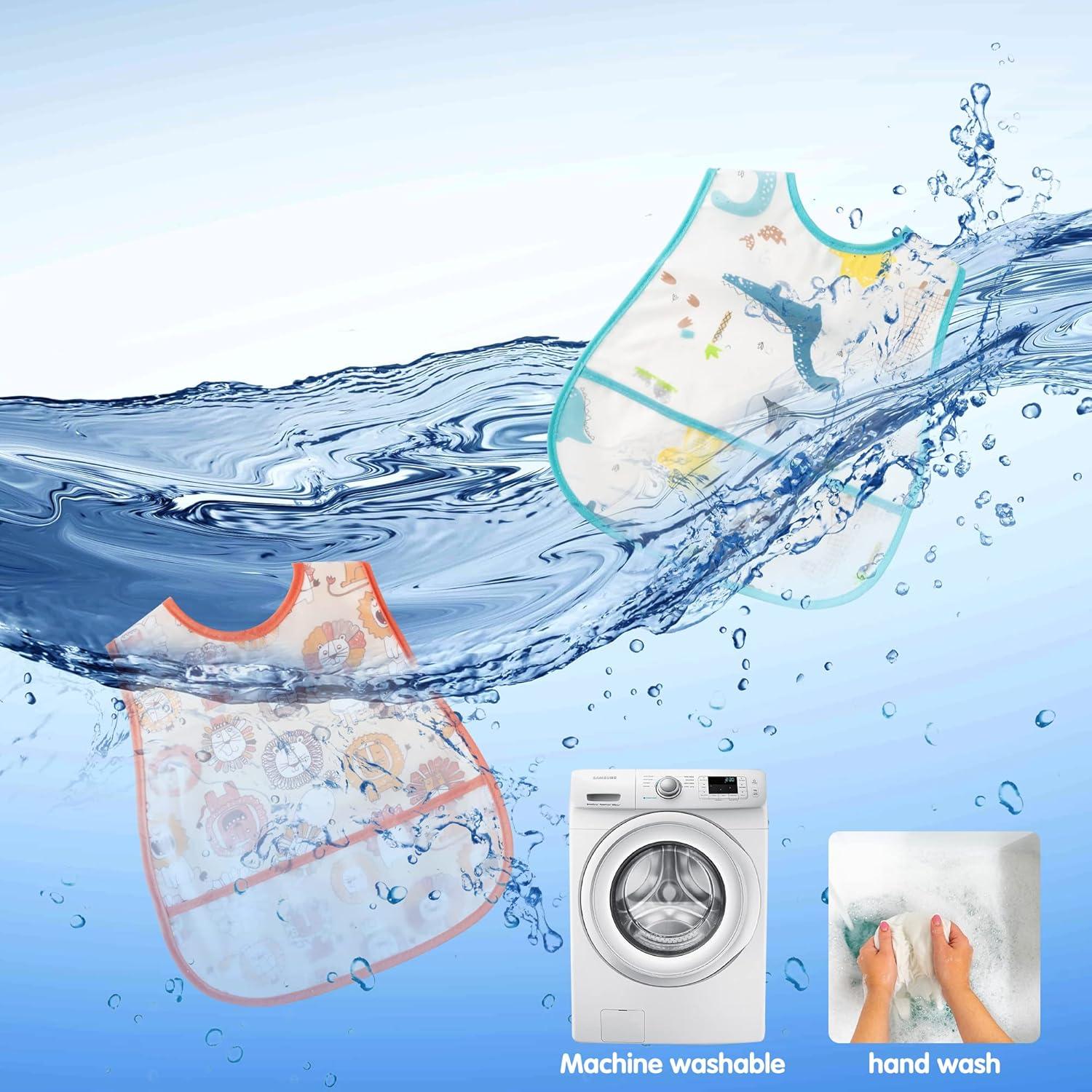 Set de 5 Baberos Impermeables R HORSE para Bebés 6-24 Meses