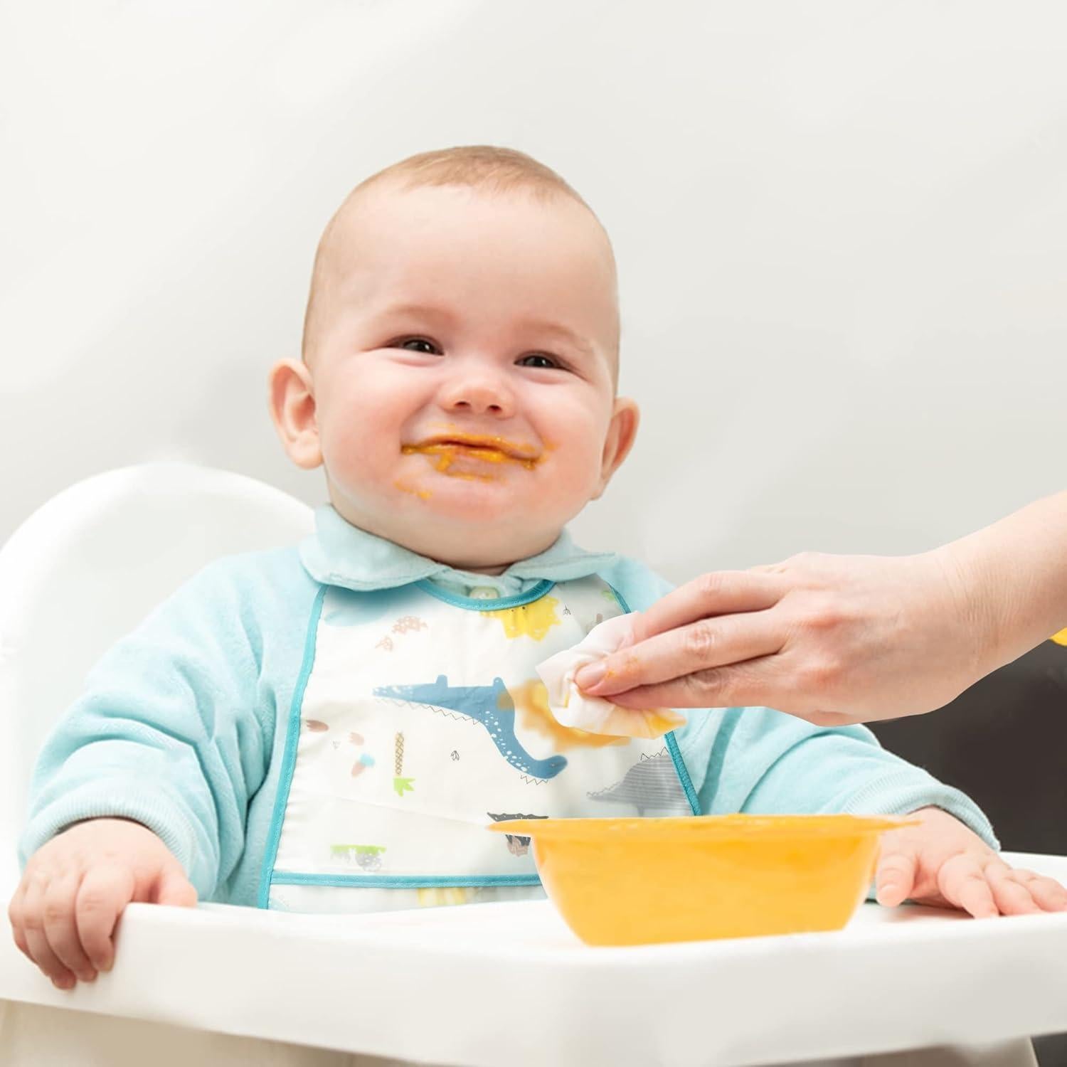 Set de 5 Baberos Impermeables R HORSE para Bebés 6-24 Meses