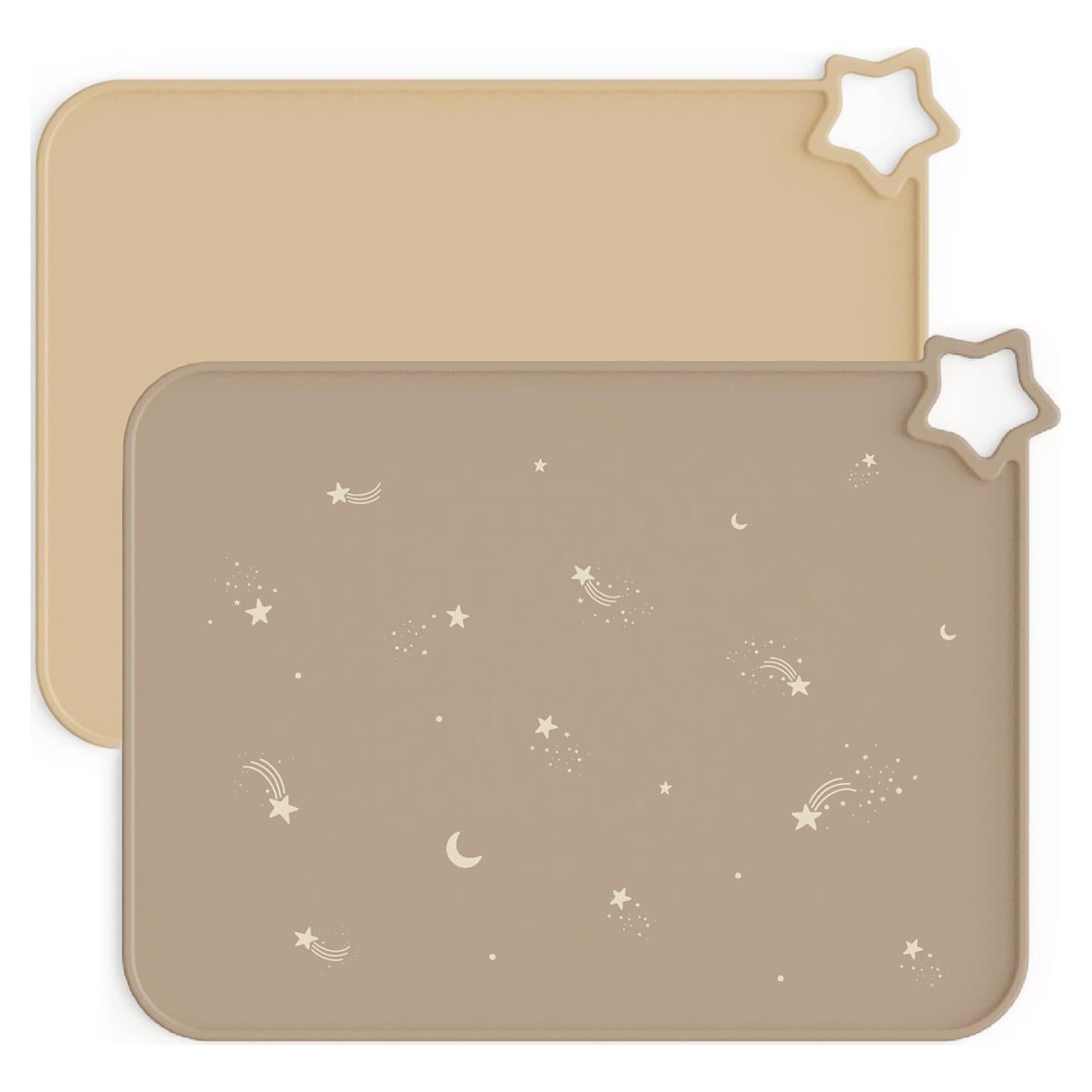 Manteles de Silicona Moonkie para Bebé 39.88x29.72cm Antideslizantes