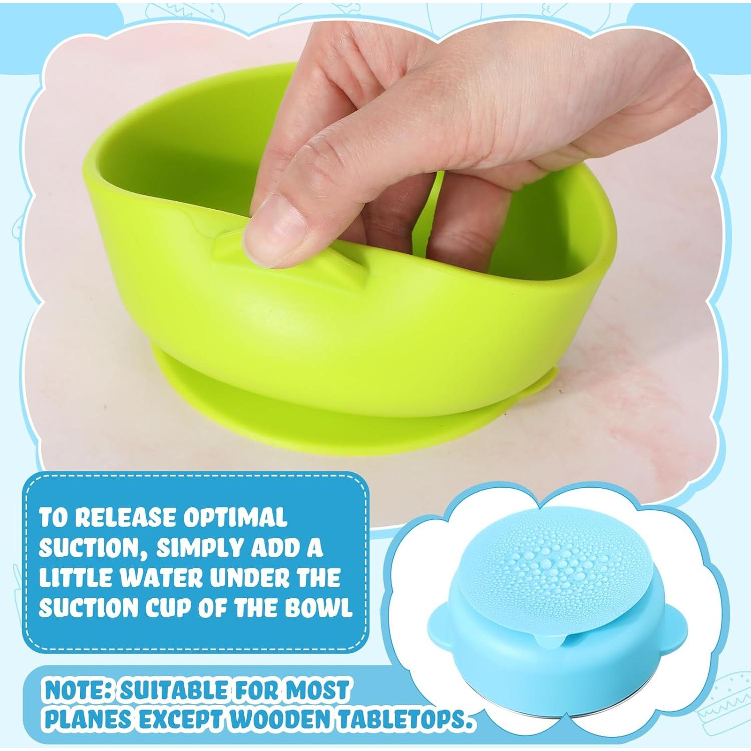 Set de 6 Cuencos de Acero Inoxidable Nuogo con Silicona