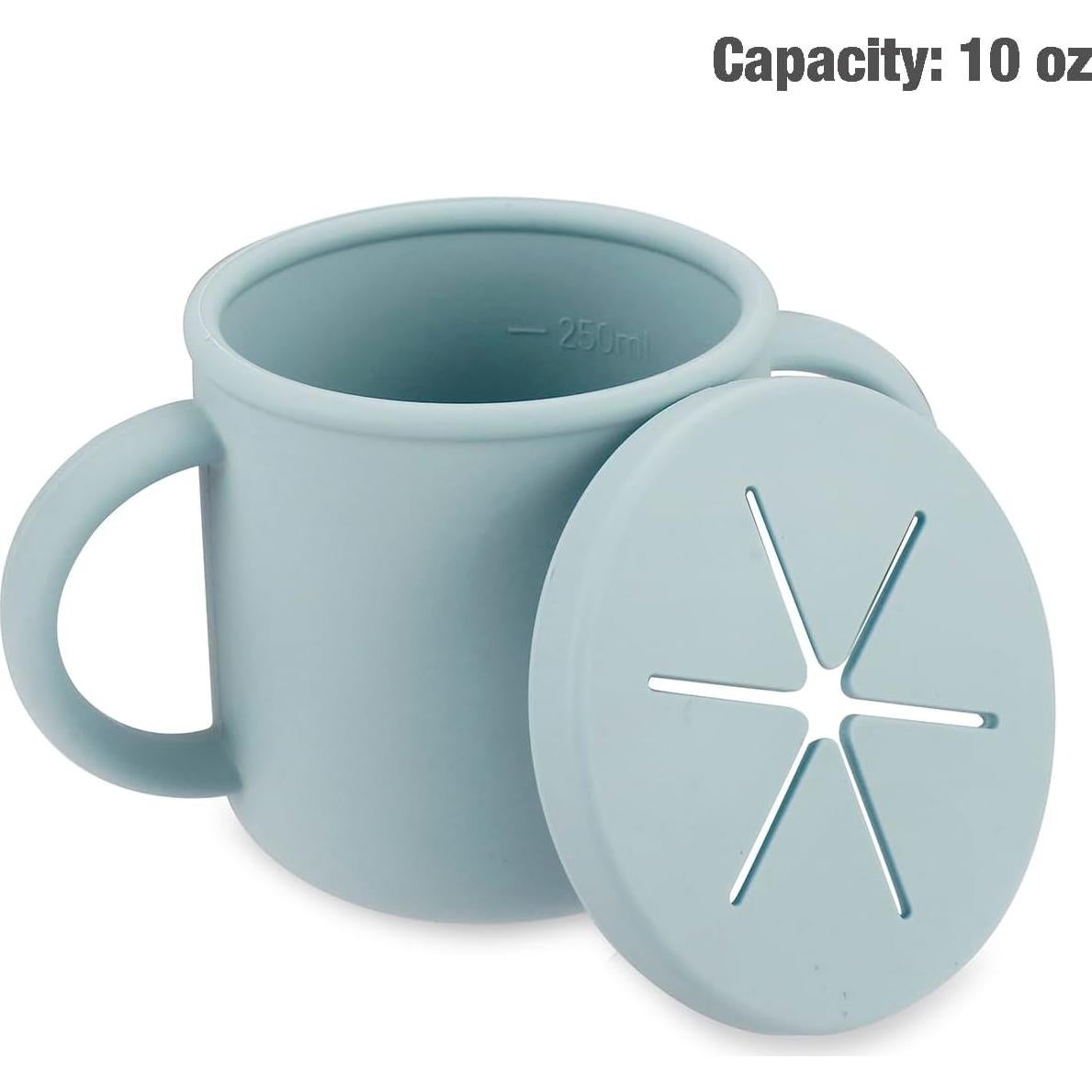 Juego de Alimentación PandaEar - 2 Platos y 2 Tazas de Silicona