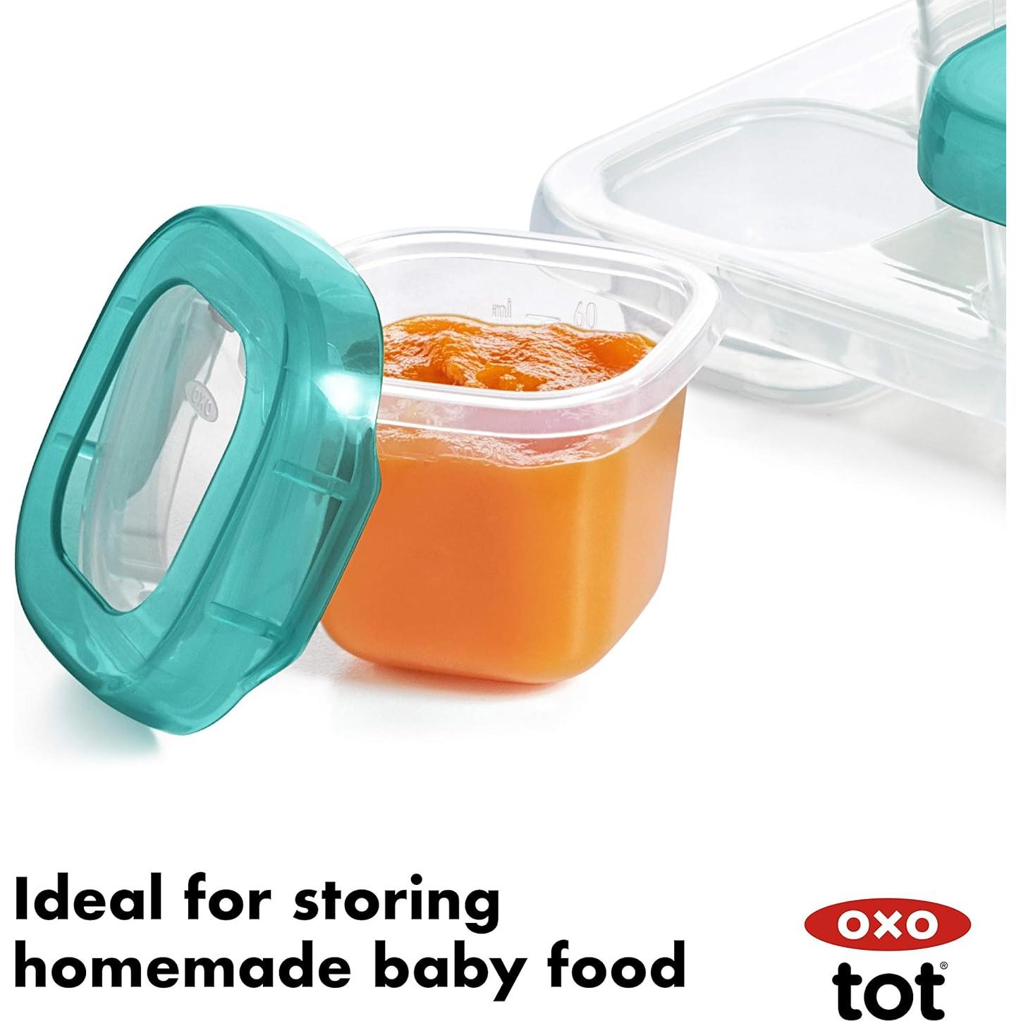 Set de Bloques para Bebés OXO Tot 12 Piezas Verde Azulado