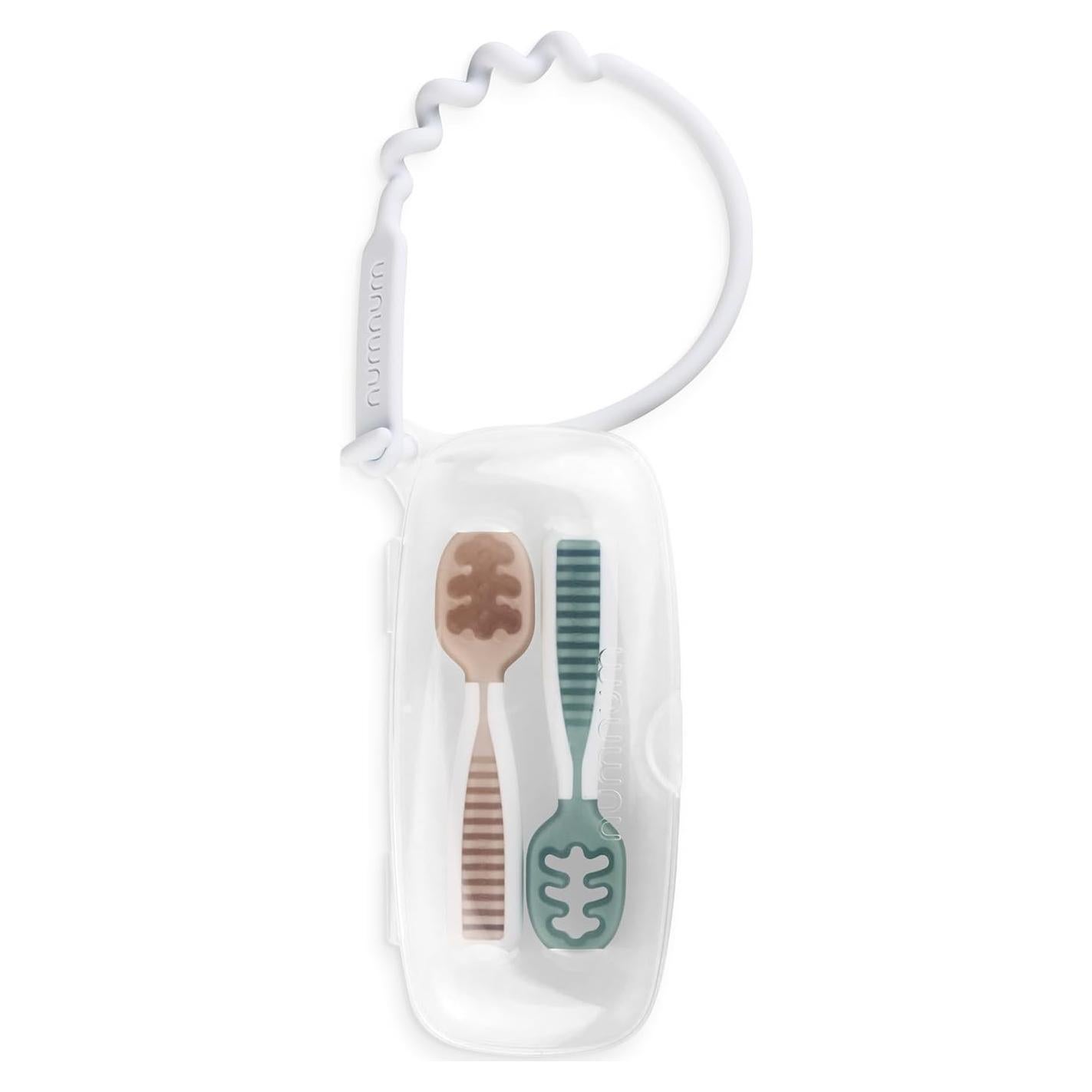 Juego de Cucharas NumNum de Silicona para Bebés 6+ Meses