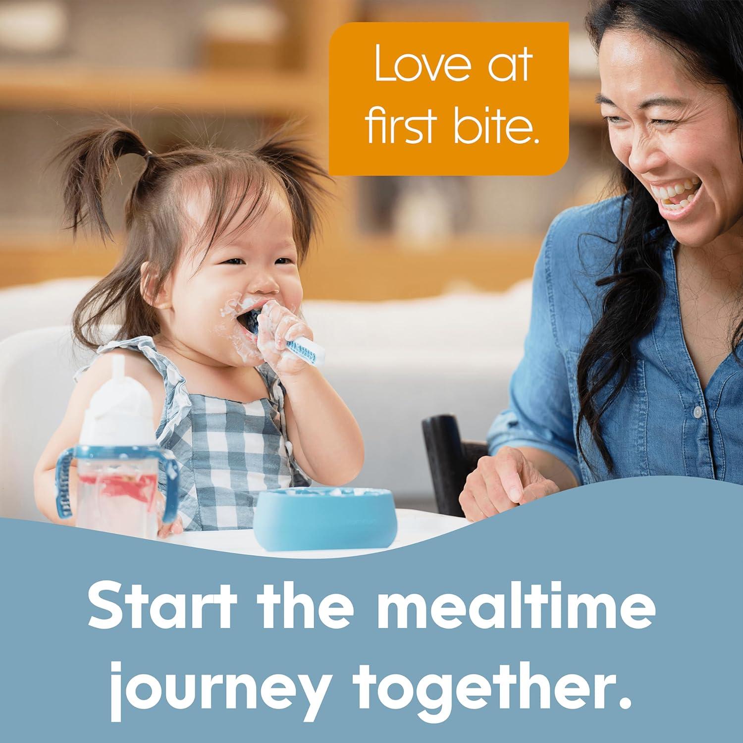 Juego de Cucharas NumNum de Silicona para Bebés 6+ Meses