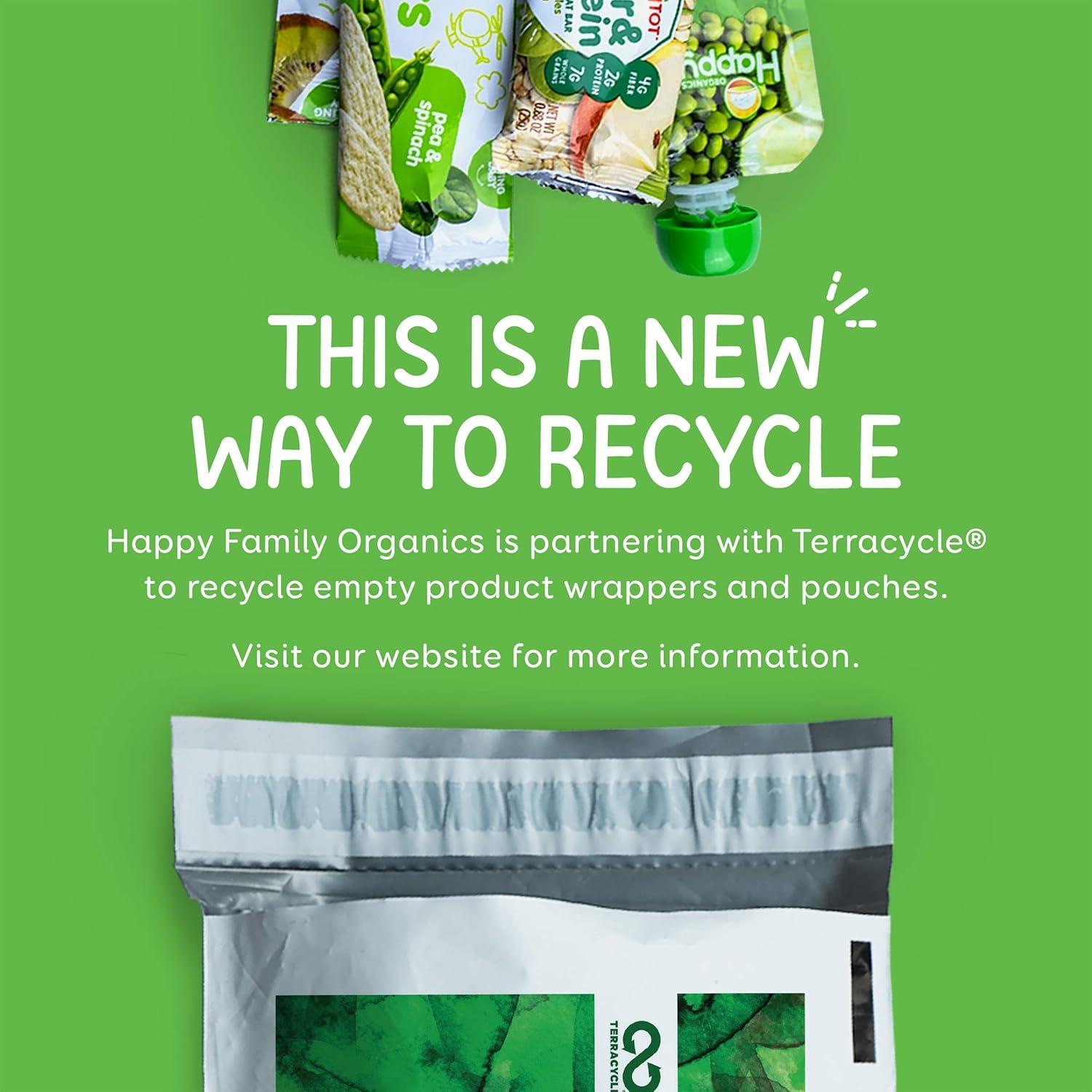 Pouches de Comida para Bebés Happy Baby Organics 16 Unidades