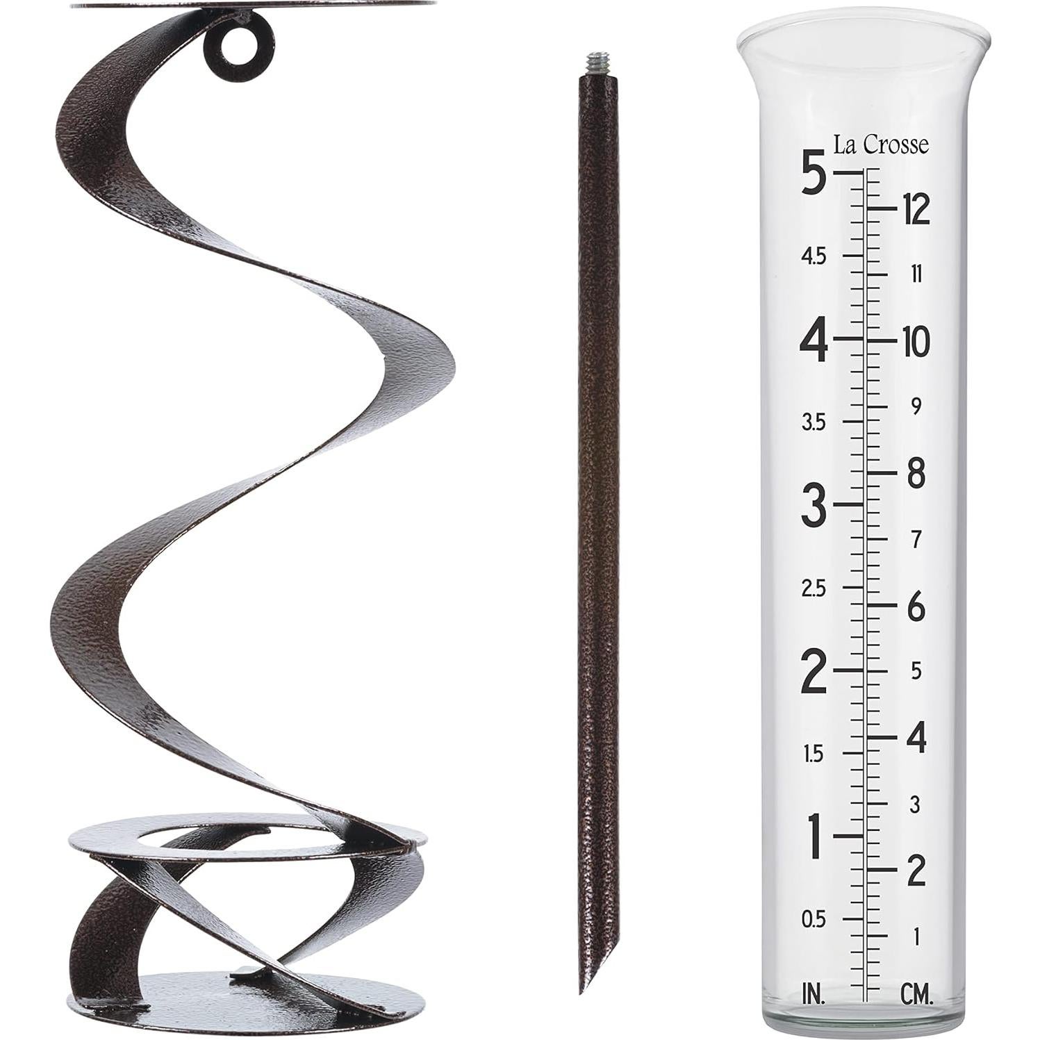 Medidor de Lluvia Helix La Crosse 704-56357-INT Bronce