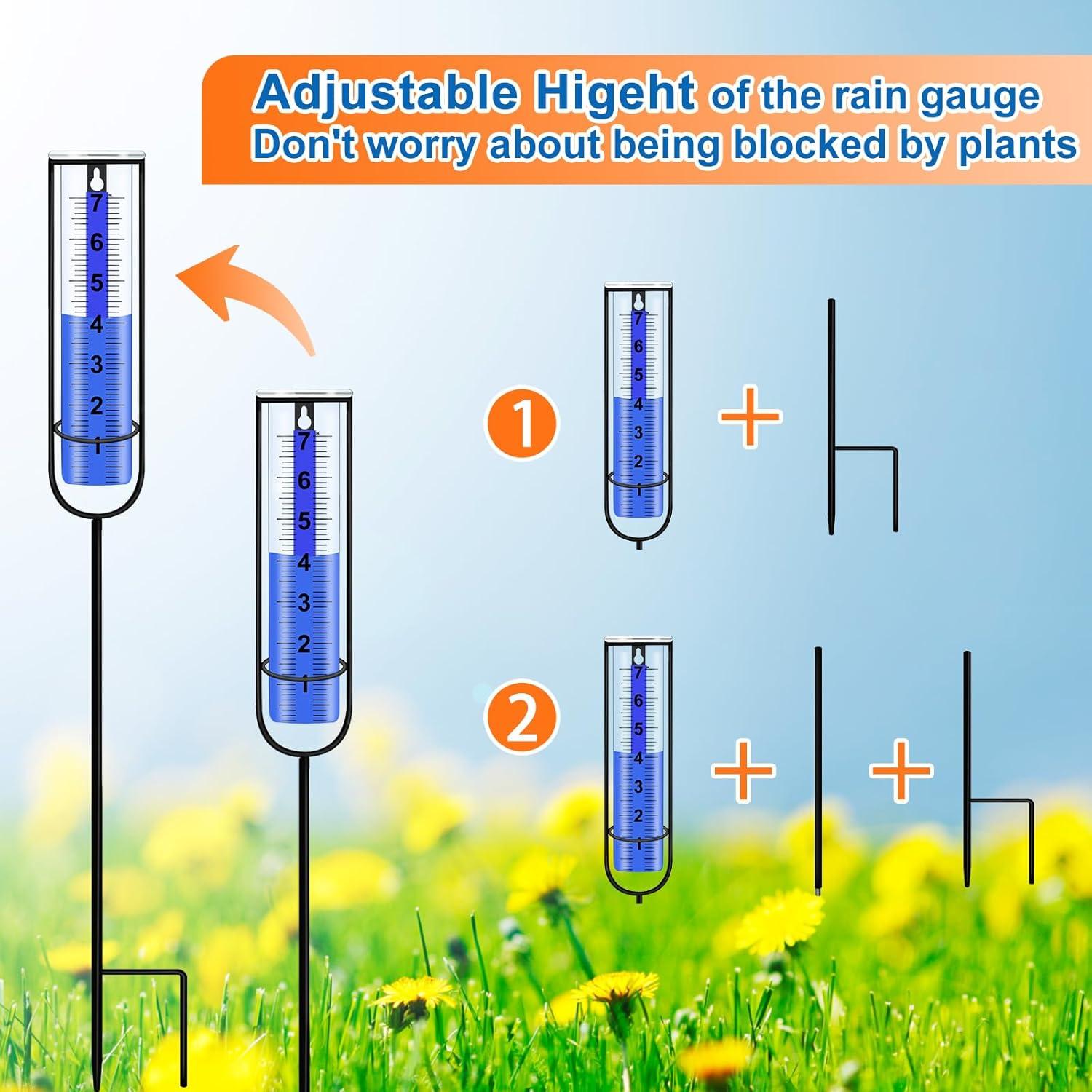 Pluviómetro Adofect a Prueba de Heladas 62.5 cm - Medición Precisa