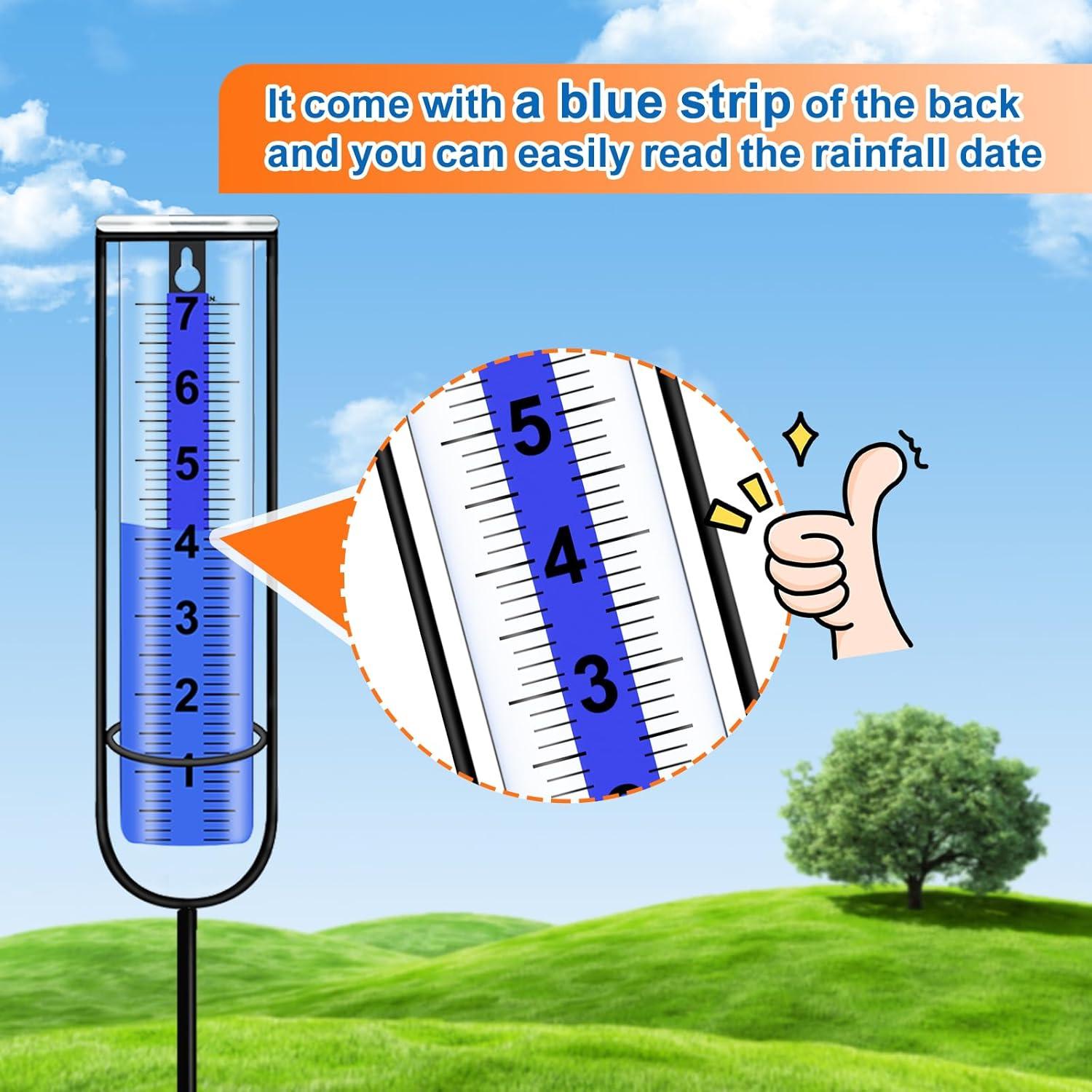 Pluviómetro Adofect a Prueba de Heladas 62.5 cm - Medición Precisa