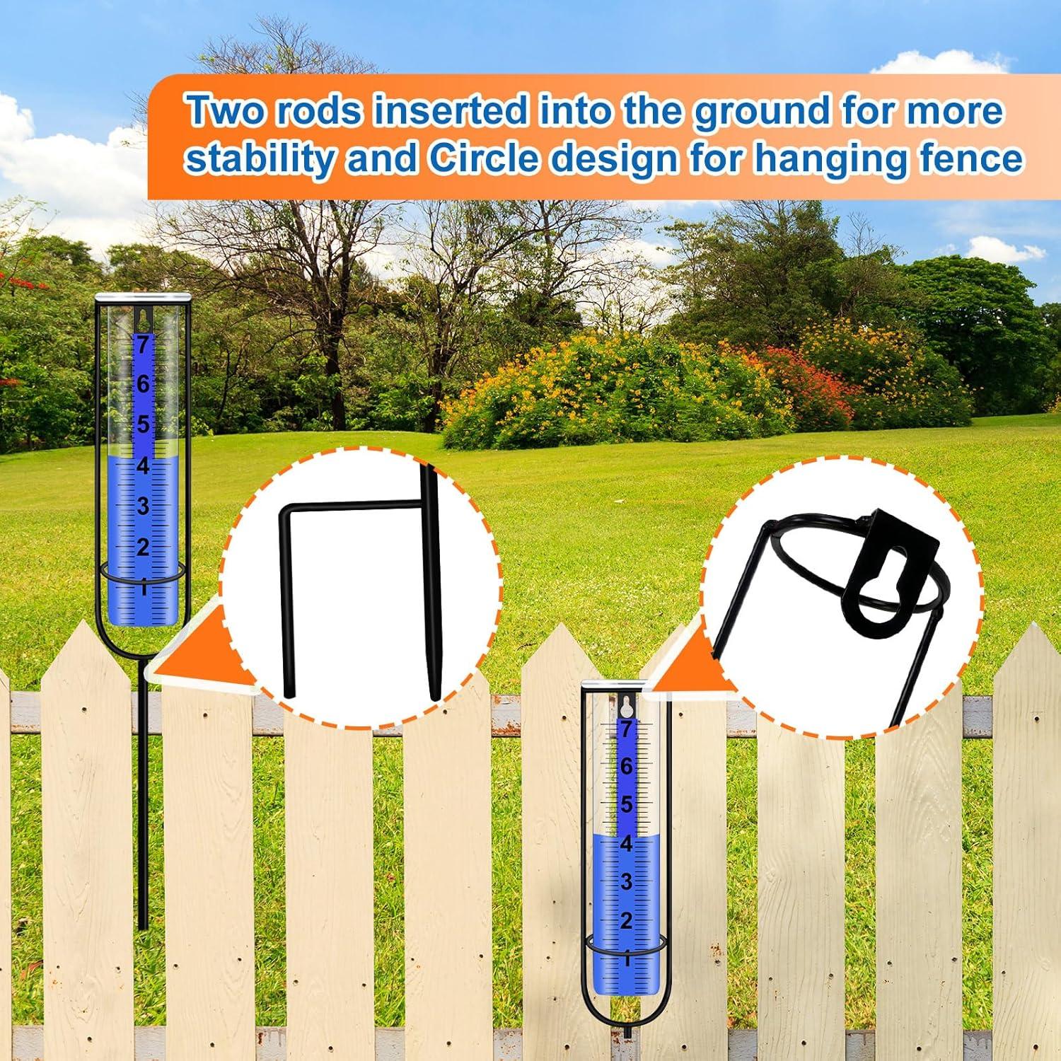 Pluviómetro Adofect a Prueba de Heladas 62.5 cm - Medición Precisa