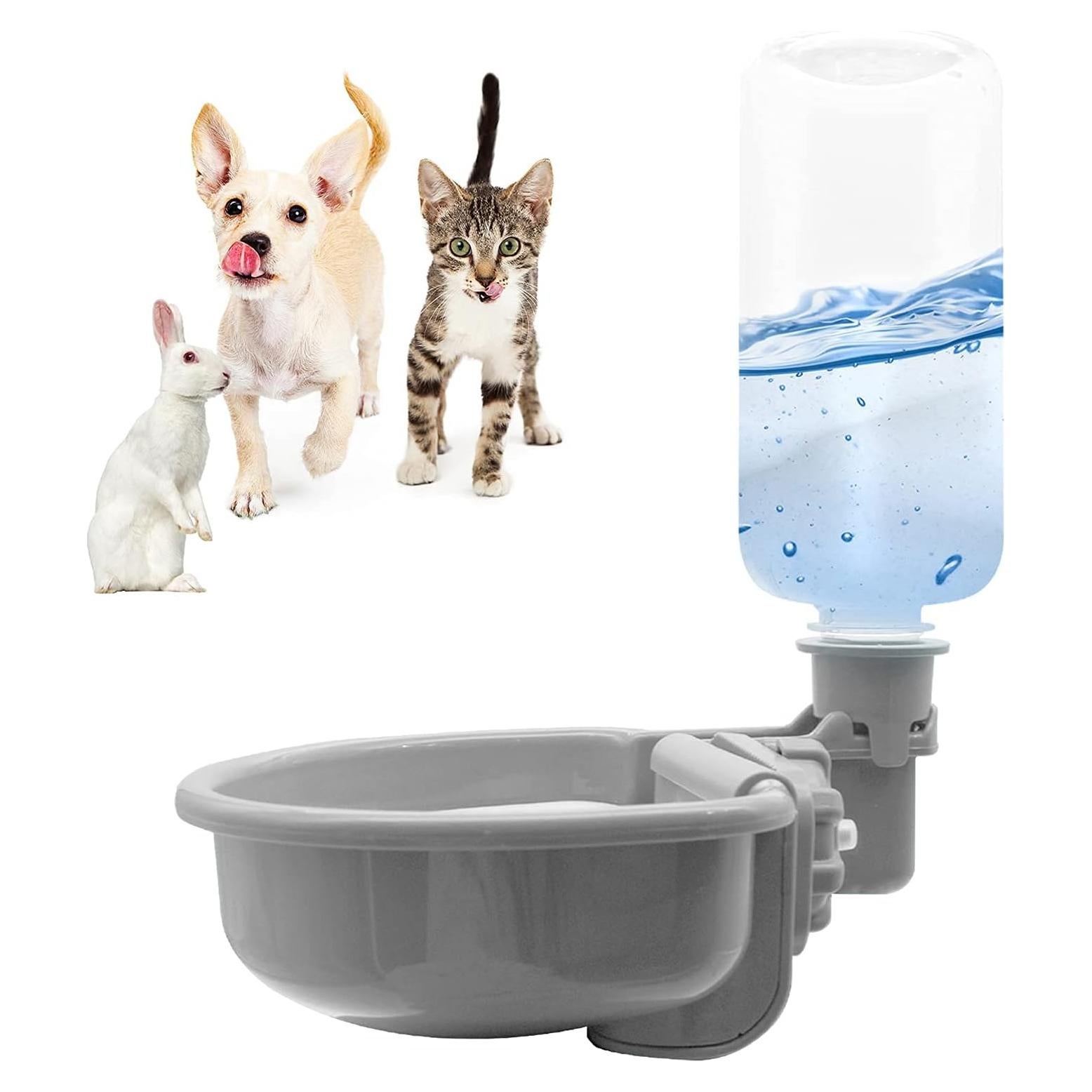 Dispensador de Agua para Mascotas VANNON 480ml Antidesbordamiento