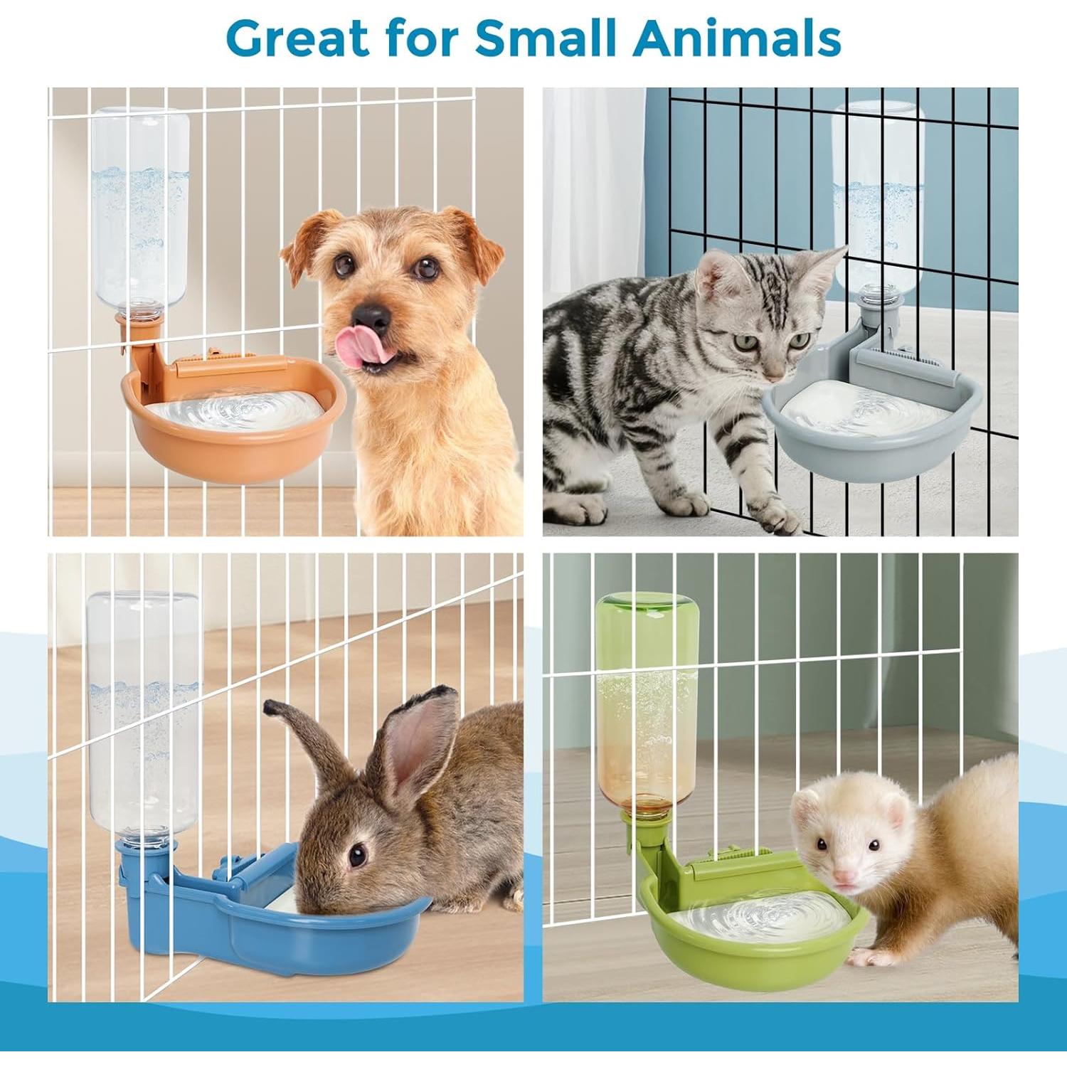 Dispensador de Agua para Mascotas VANNON 480ml Antidesbordamiento