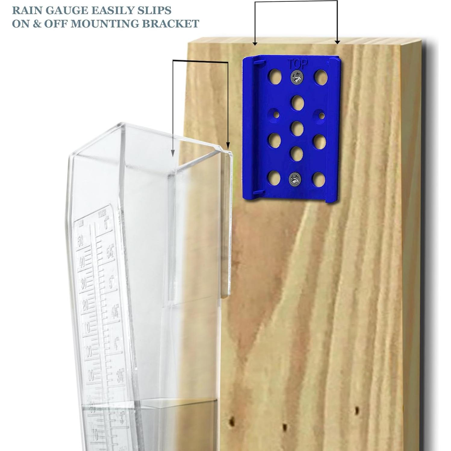 Pluviómetro Profesional RNK 150 mm para Jardín Resistente