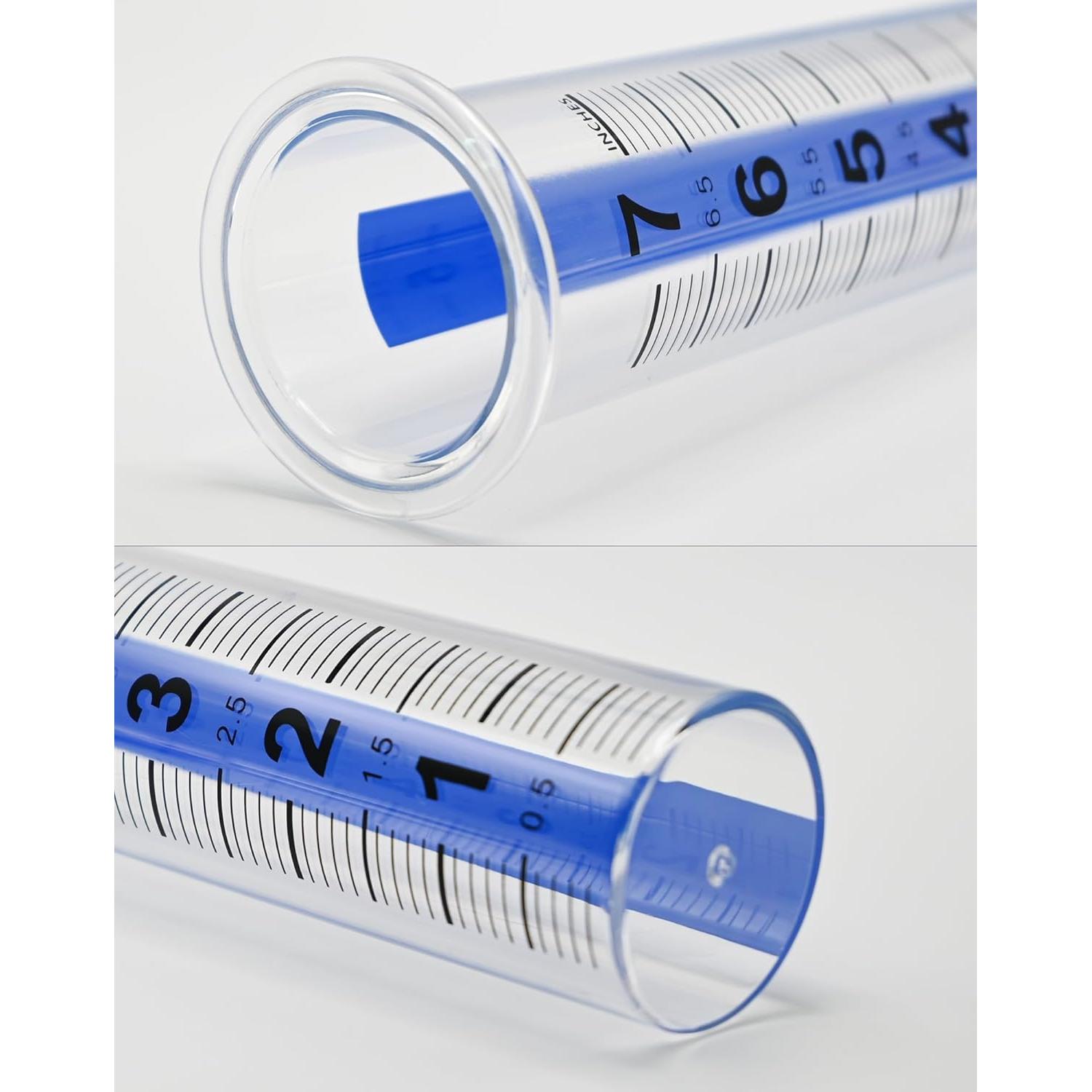 Pluviómetro de plástico Lueudu 71.4 cm altura ajustable