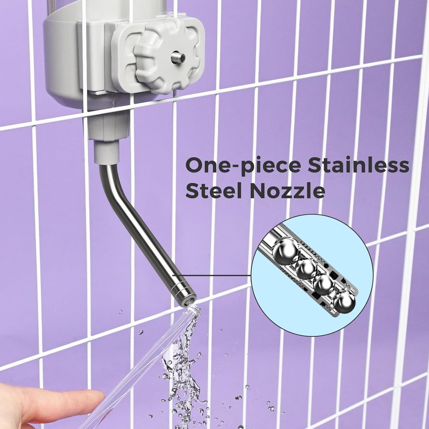 Dispensador de Agua para Mascotas VANNON 680ml Gris BPA Free