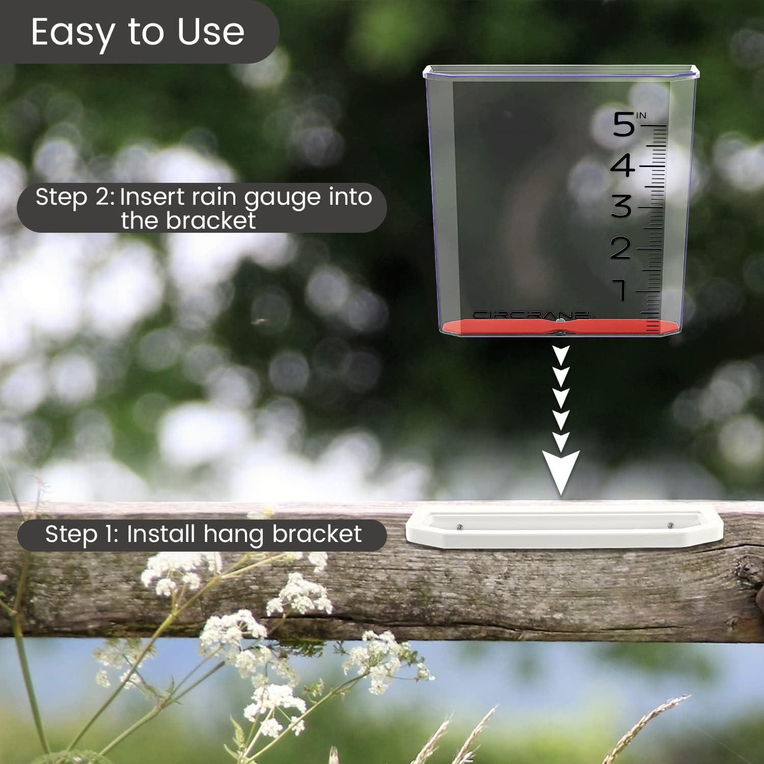 Medidor de Lluvia Circrane 0.31 kg Trapezoidal Exterior