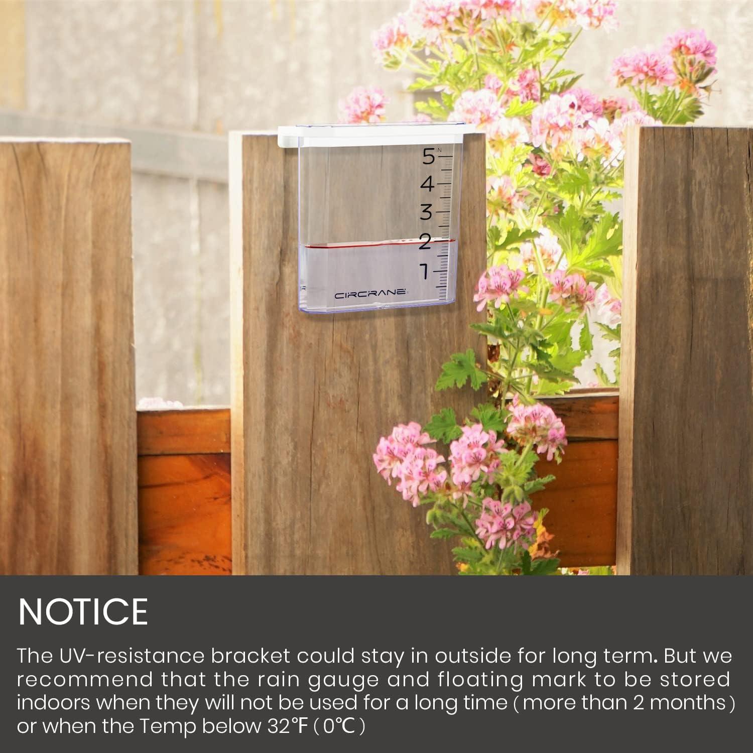 Medidor de Lluvia Circrane 0.31 kg Trapezoidal Exterior