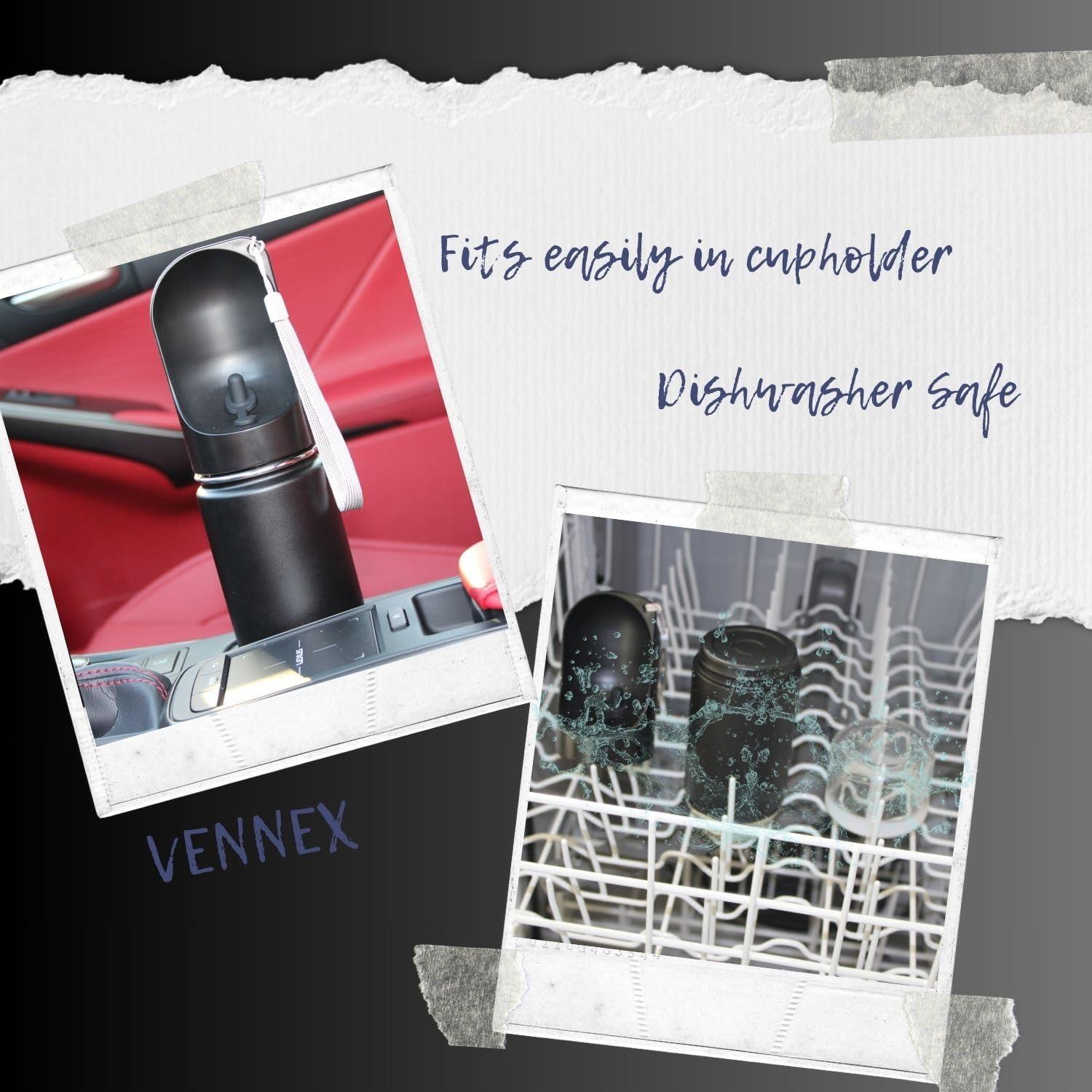 Botella de Agua para Perros VENNEX 414ML Acero Inoxidable