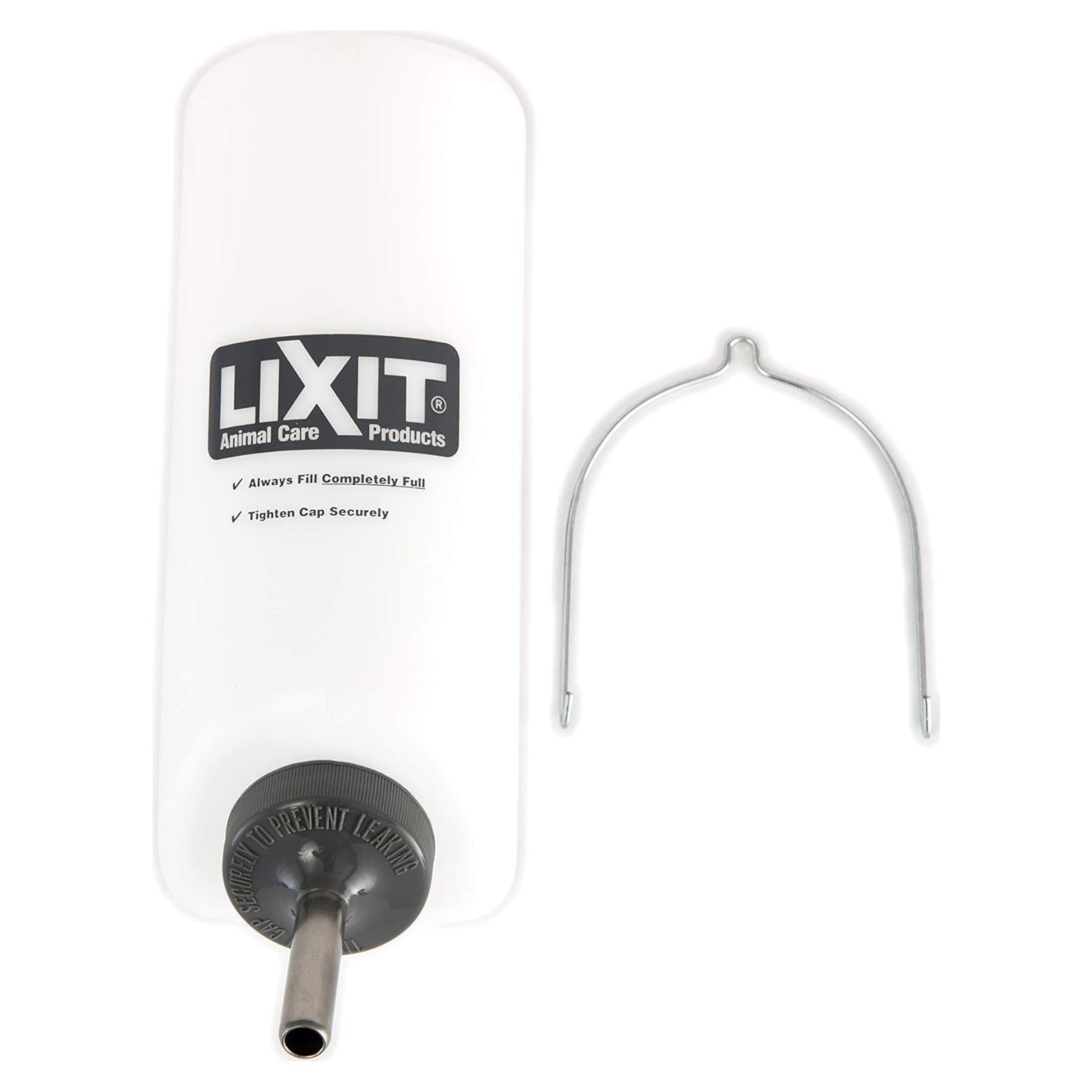 Botella de Agua Lixit Boca Ancha 0.95L para Mascotas Pequeñas