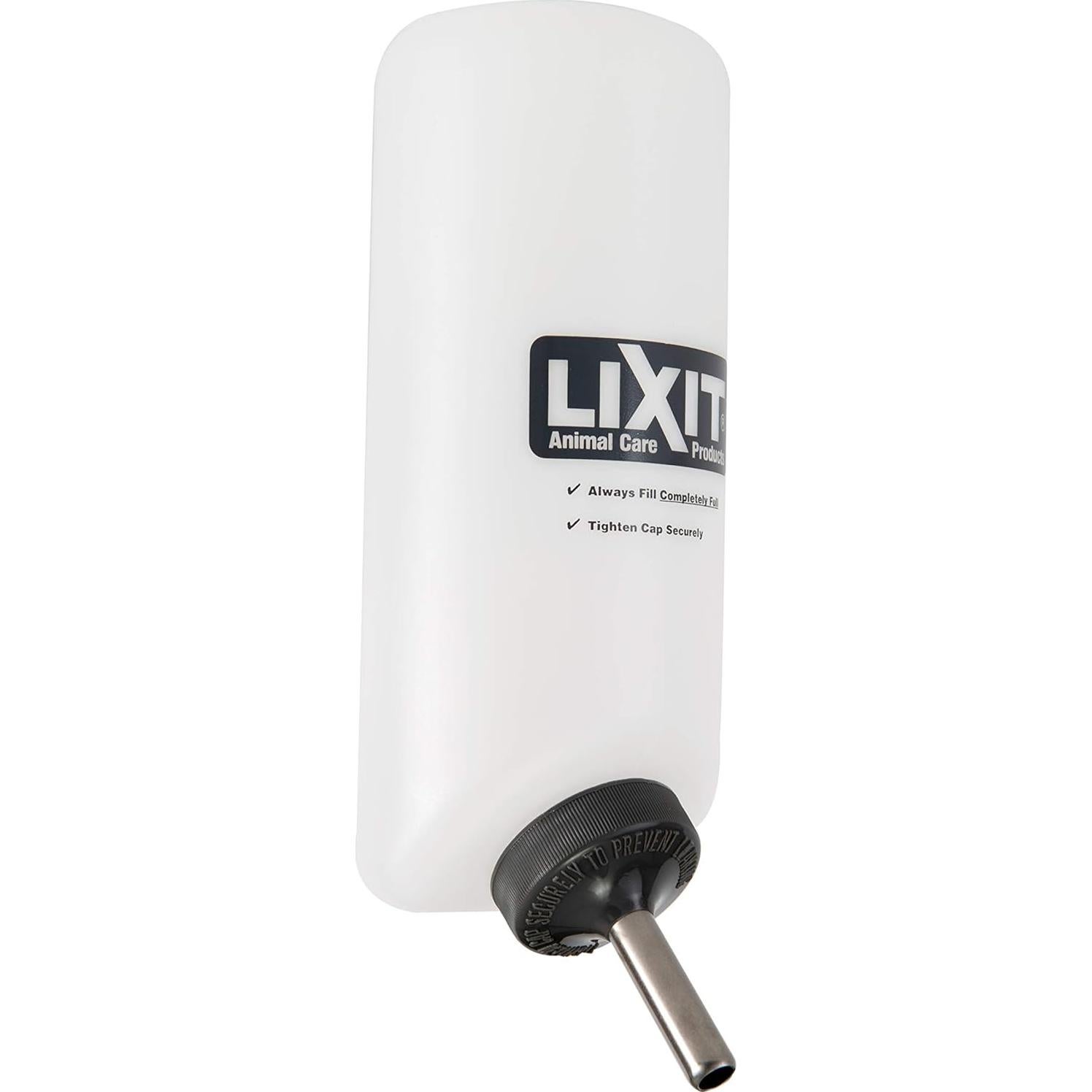 Botella de Agua Lixit Boca Ancha 0.95L para Mascotas Pequeñas