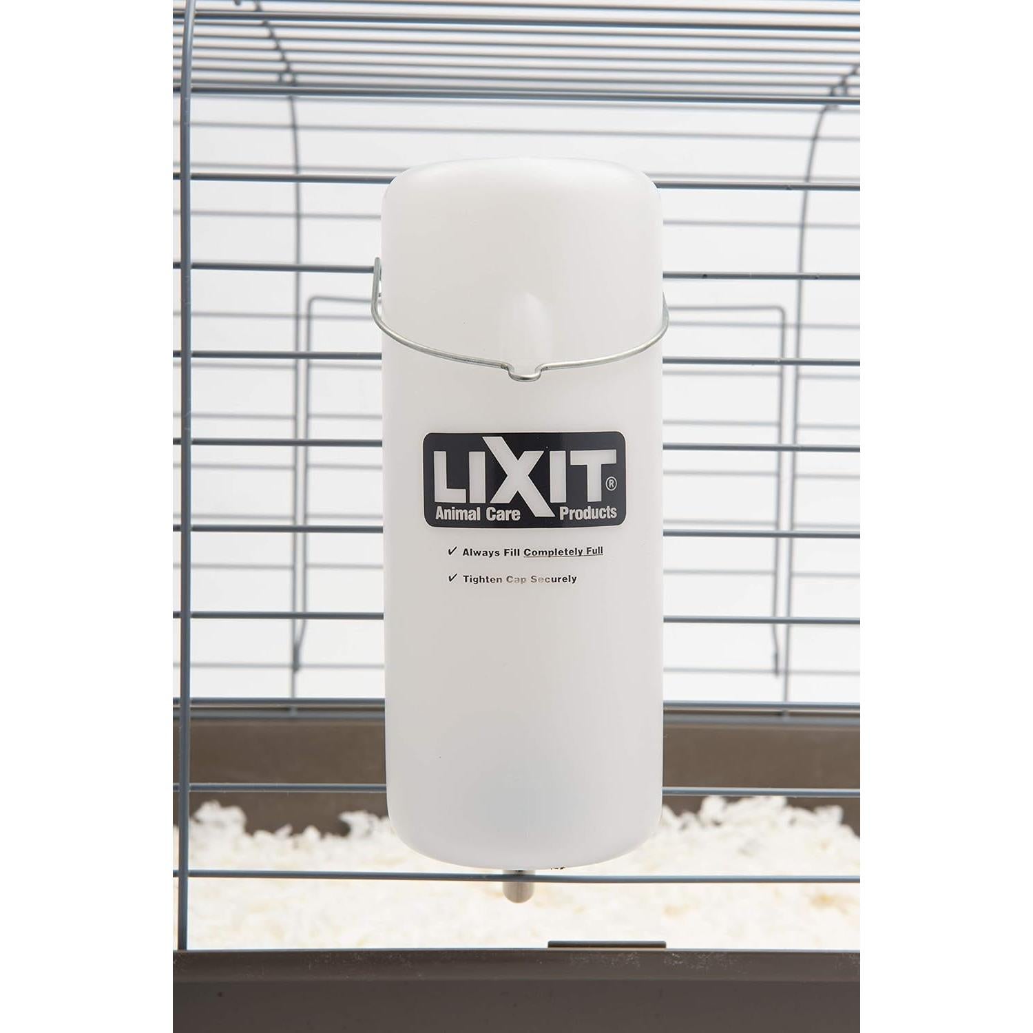 Botella de Agua Lixit Boca Ancha 0.95L para Mascotas Pequeñas