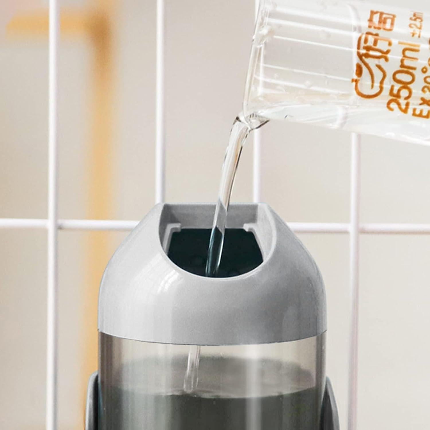 Botella de Agua para Mascotas Septillar 500ml Gris Libre BPA