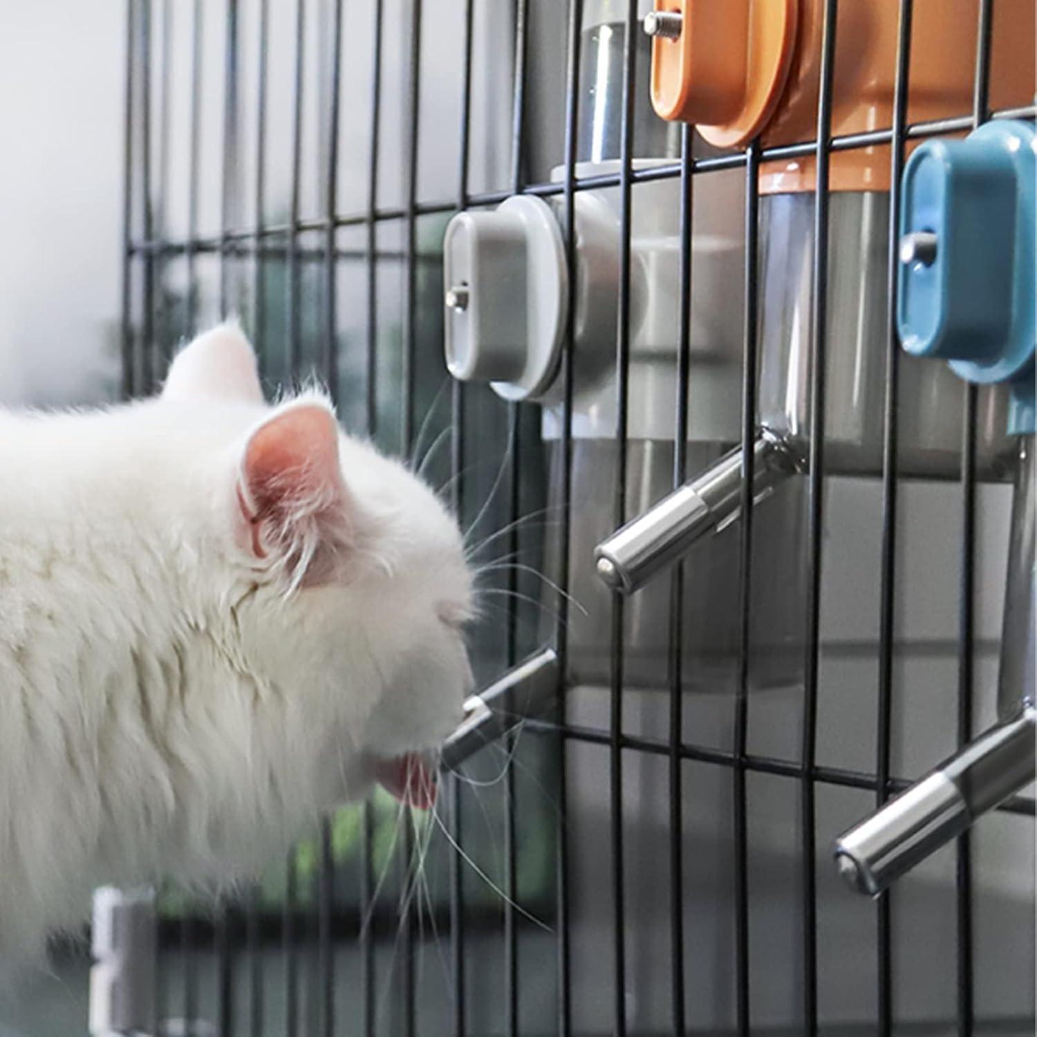 Botella de Agua para Mascotas Septillar 500ml Gris Libre BPA