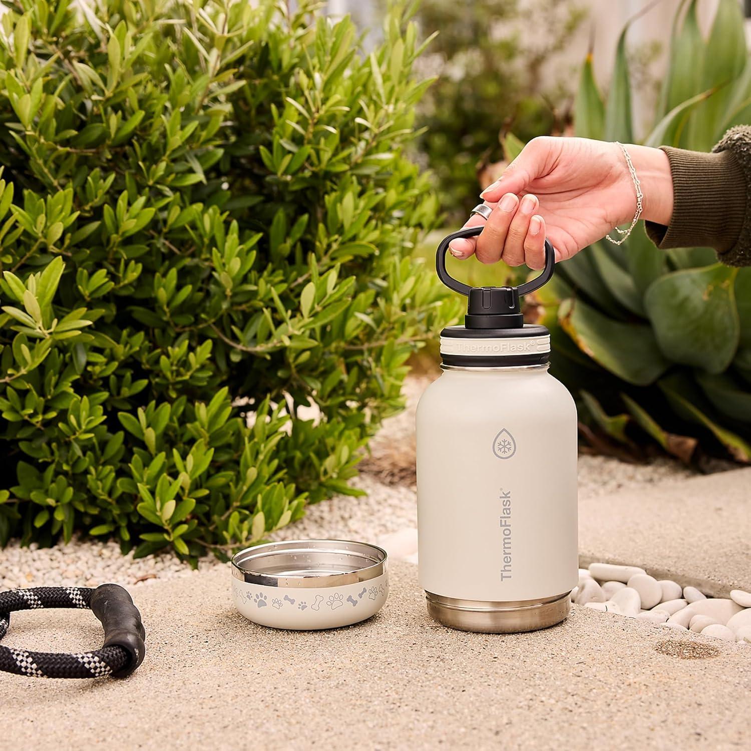 Botella de Agua Aislada para Mascotas ThermoFlask 0.95L