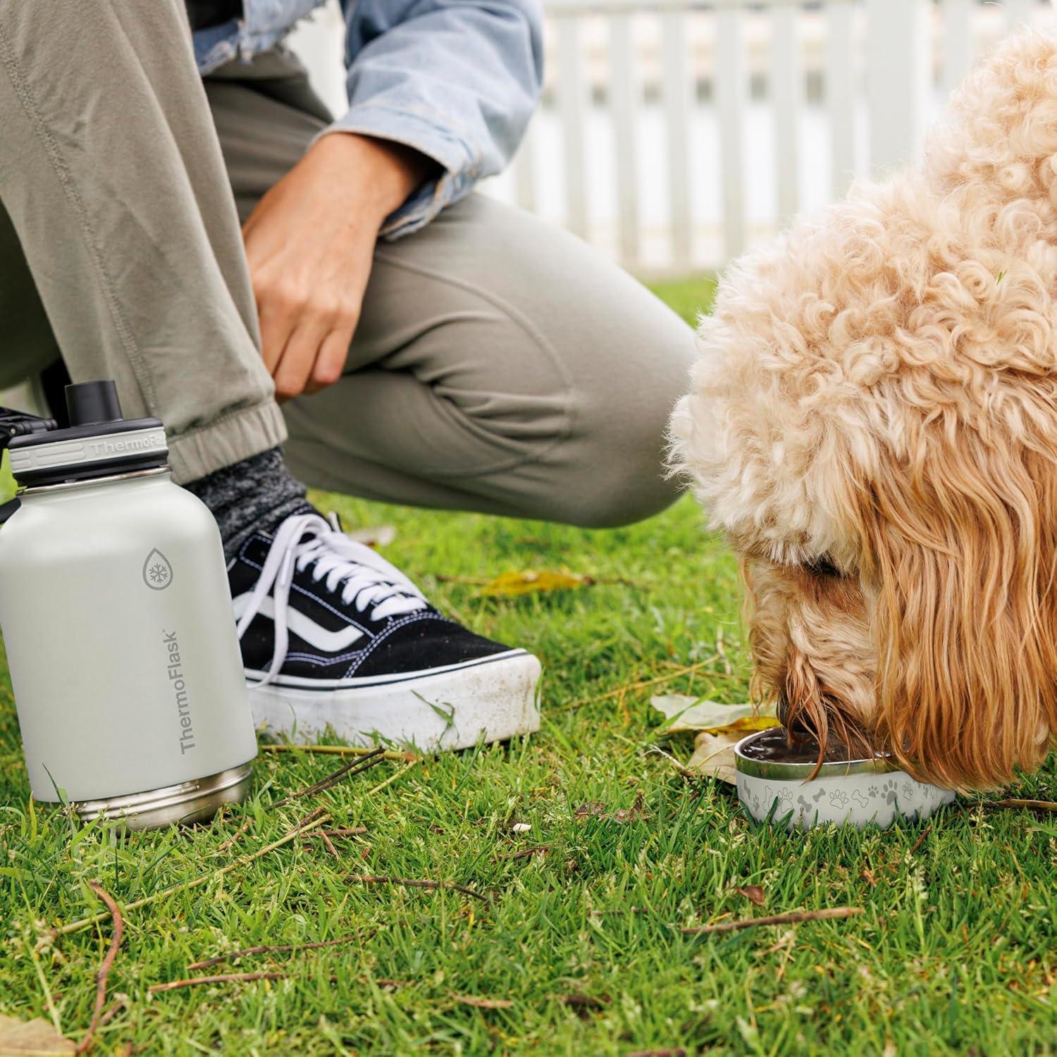 Botella de Agua Aislada para Mascotas ThermoFlask 0.95L