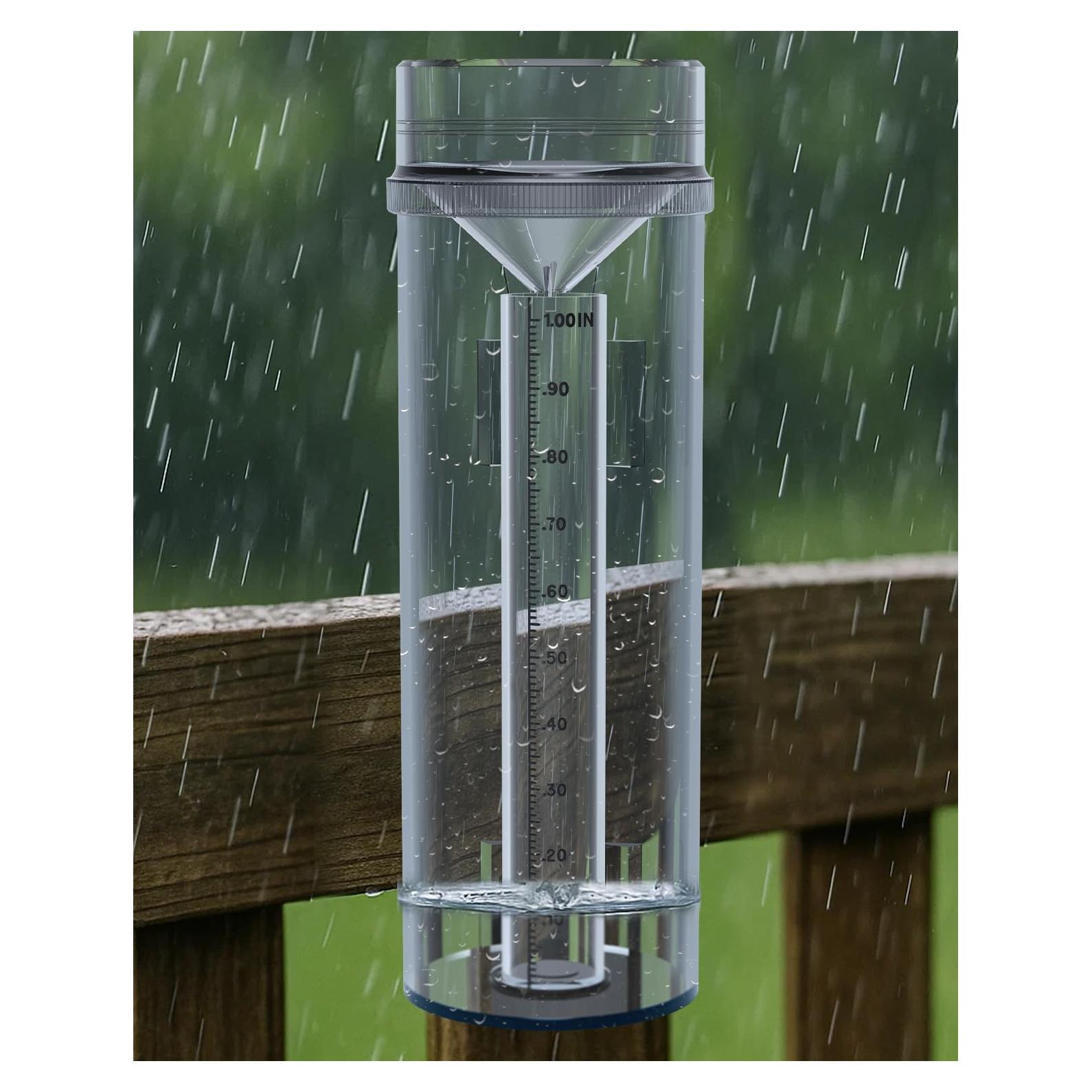 Pluviómetro Profesional Emphira 0.254 cm Resistente UV Exterior