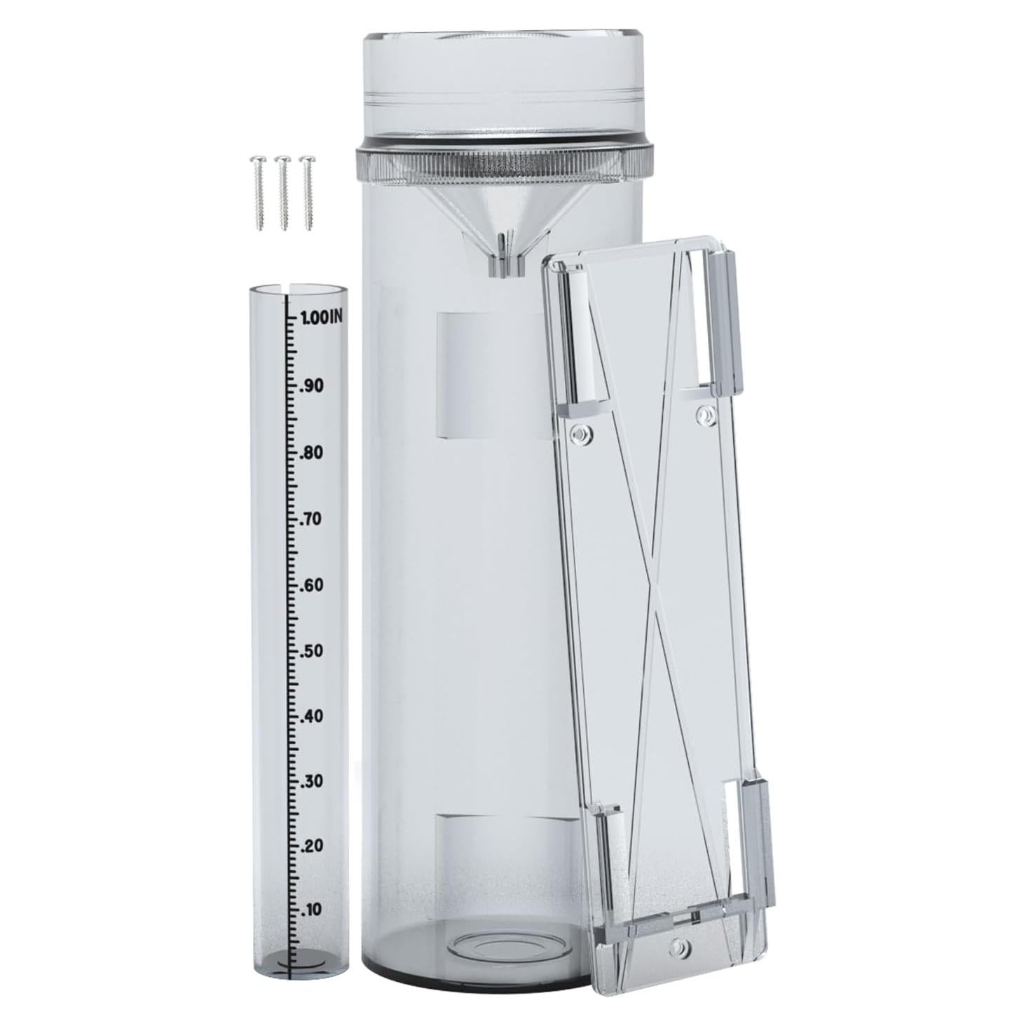 Pluviómetro Exterior Zylaer 0.01 mm Preciso con Soporte