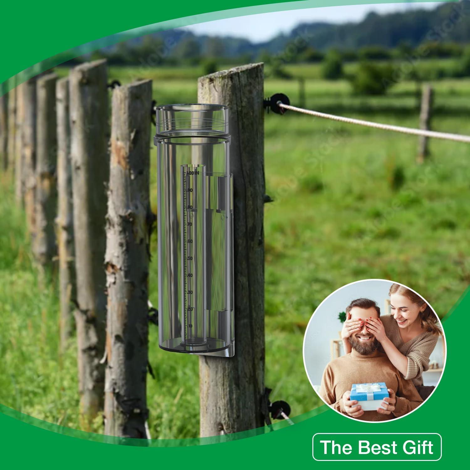 Pluviómetro Exterior Zylaer 0.01 mm Preciso con Soporte