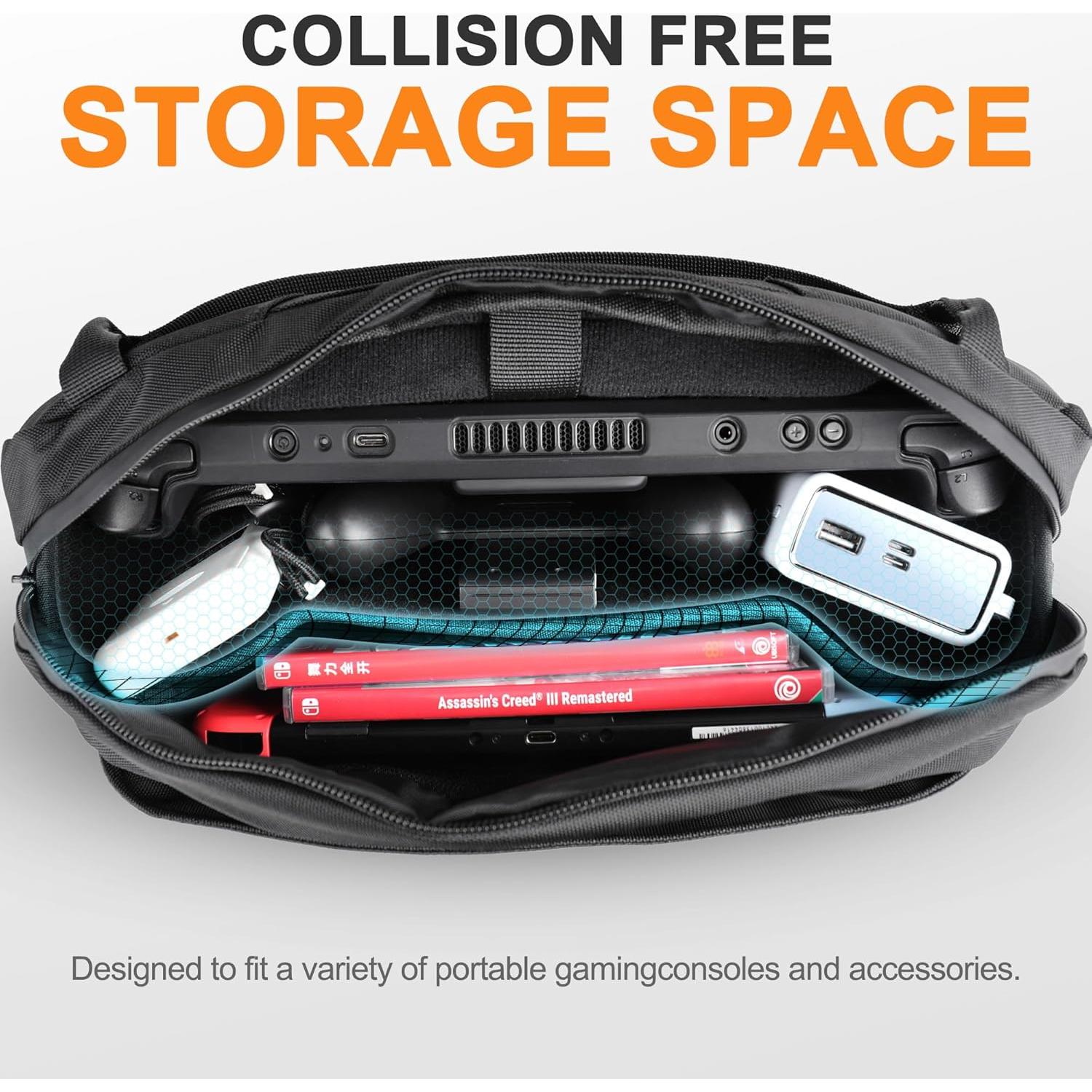 Funda Protectora para Steam Deck y ASUS ROG Ally X - Negra