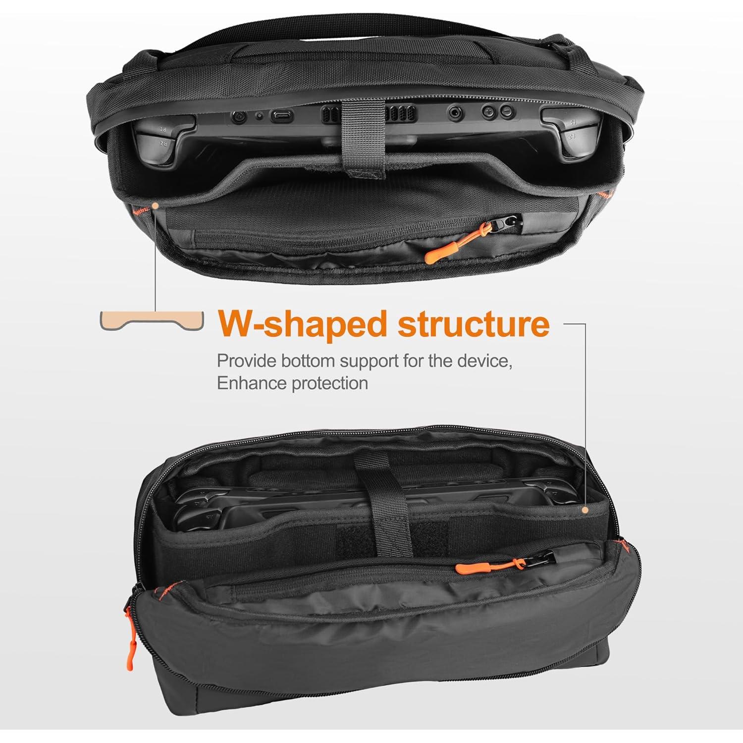 Funda Protectora para Steam Deck y ASUS ROG Ally X - Negra