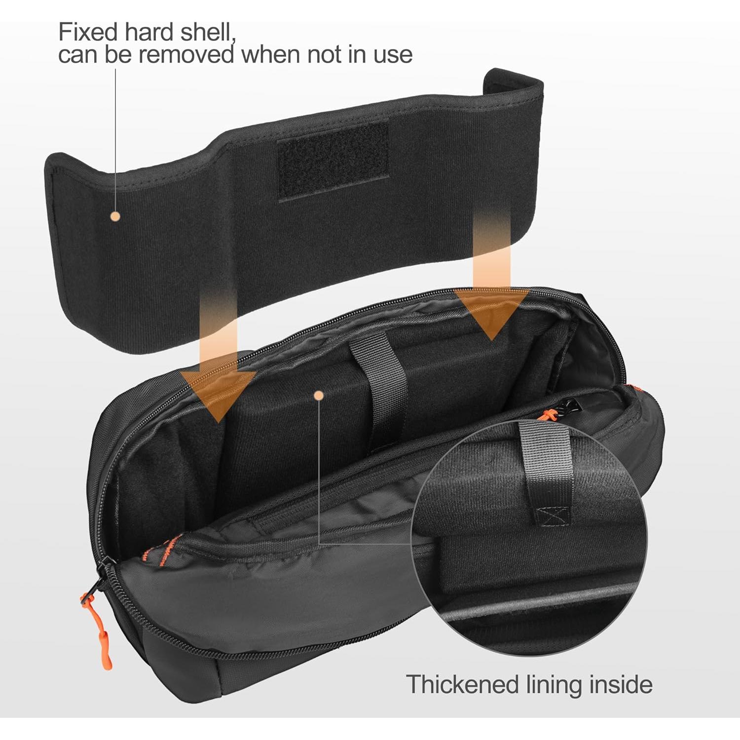 Funda Protectora para Steam Deck y ASUS ROG Ally X - Negra