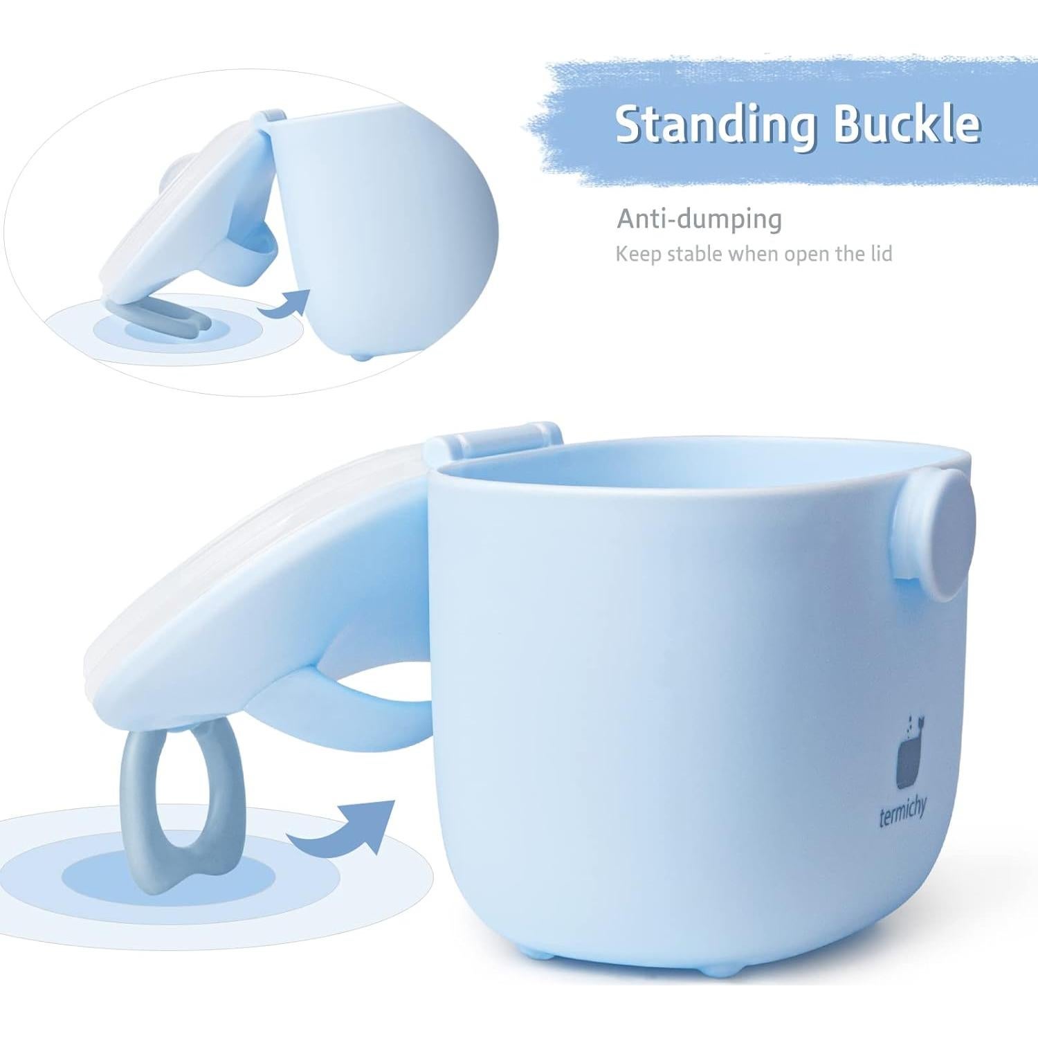 Dispensador de Fórmula para Bebés Termichy 500ml Azul Claro