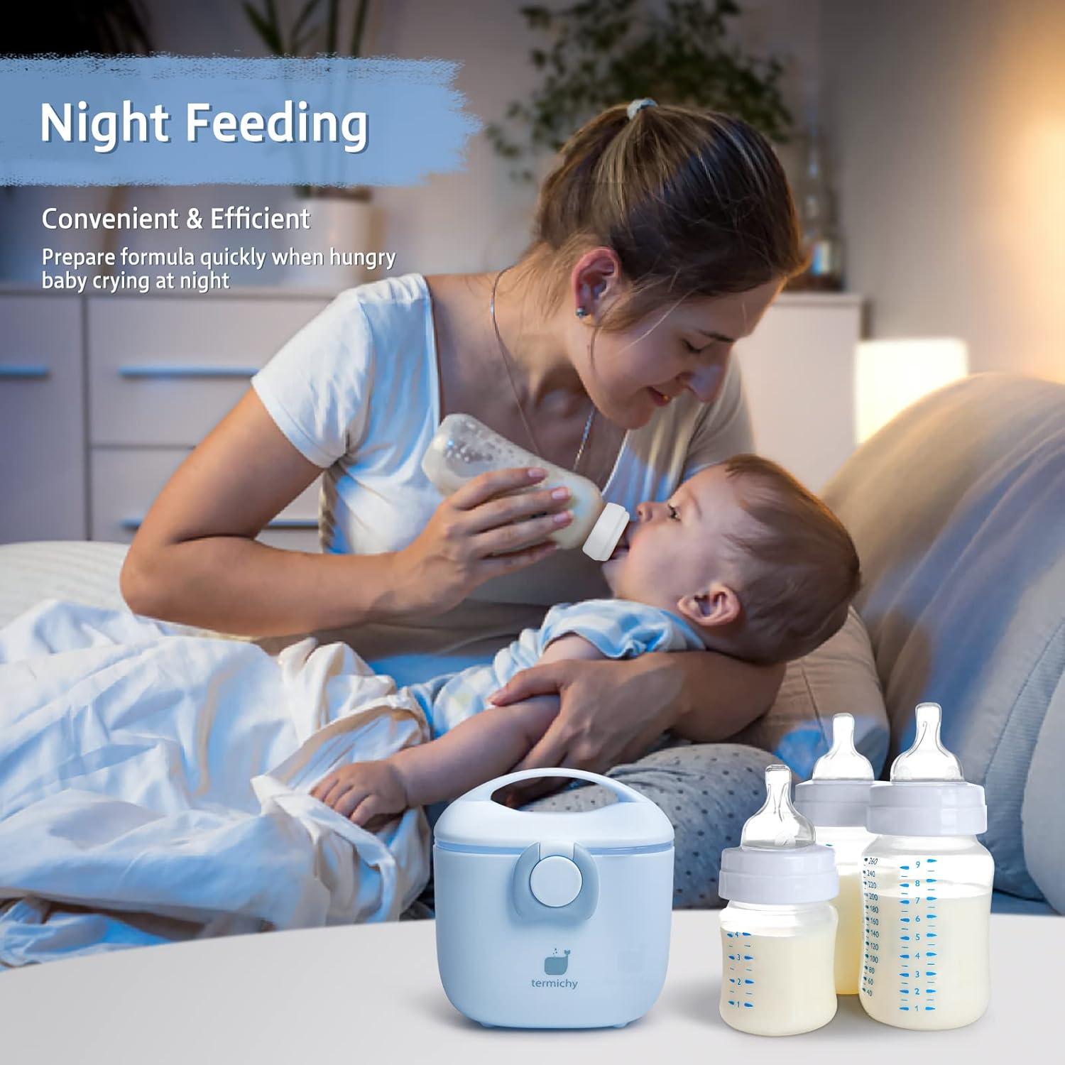 Dispensador de Fórmula para Bebés Termichy 500ml Azul Claro