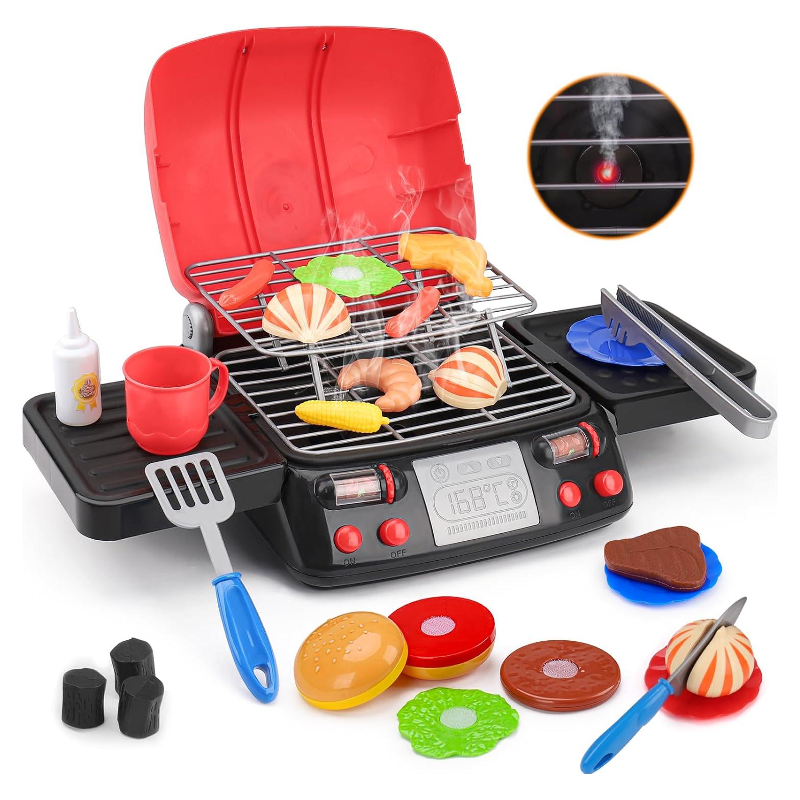 Juego de Cocina Parrilla para Niños ZHIBO con Sonido y Luz