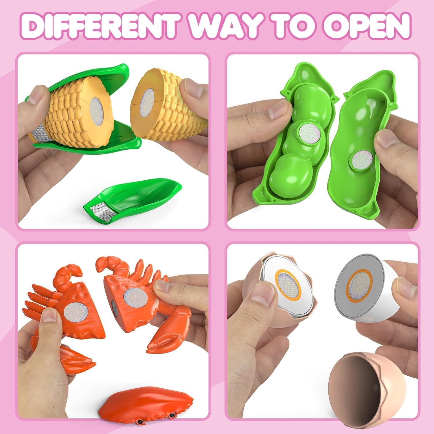 Juego de Comida de Corte 94 Pcs JASNKKONT para Niños