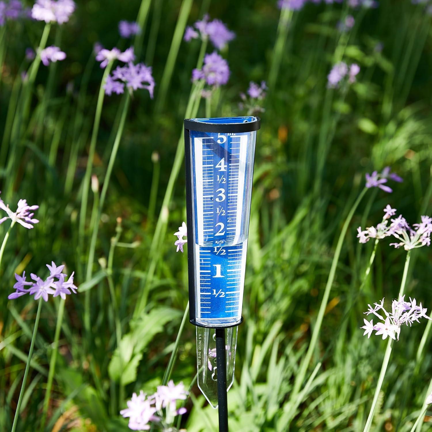 Soporte para Pluviómetro AQKILO 00850A3, Altura Ajustable 27-91 cm