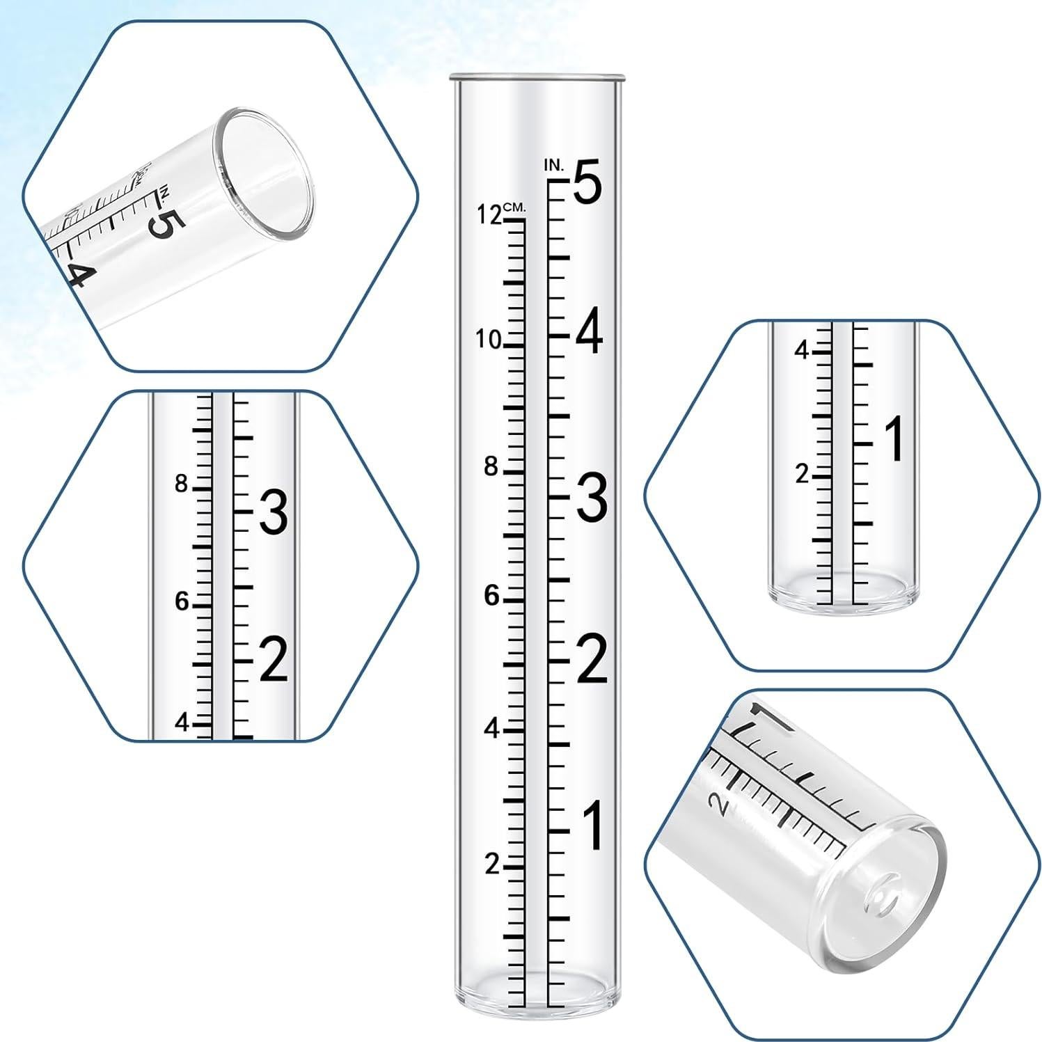Juego de 2 Tubos de Reemplazo para Medidor de Lluvia SynHHergyx