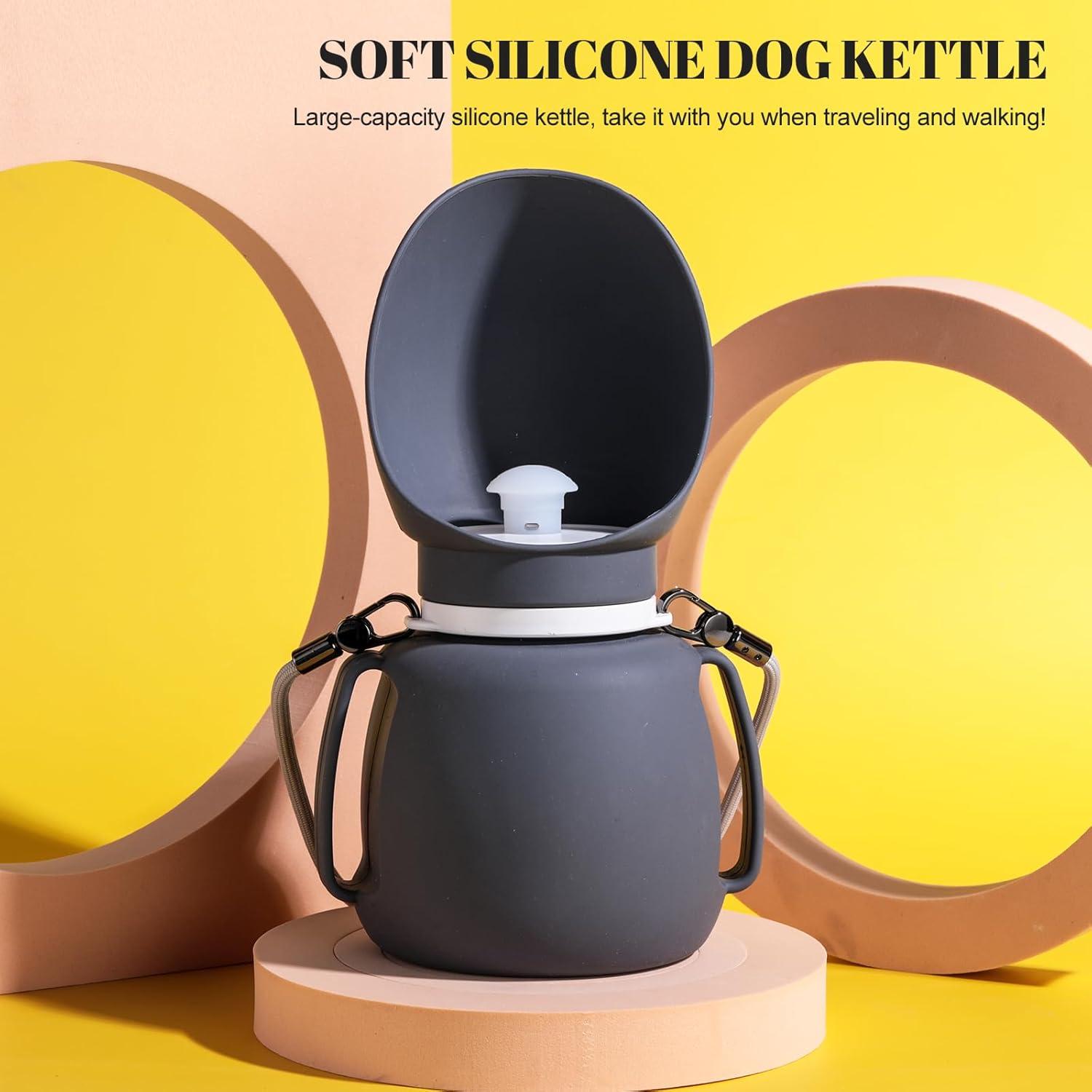 Botella de Agua Plegable para Perros NVTED 800ml a Prueba de Fugas